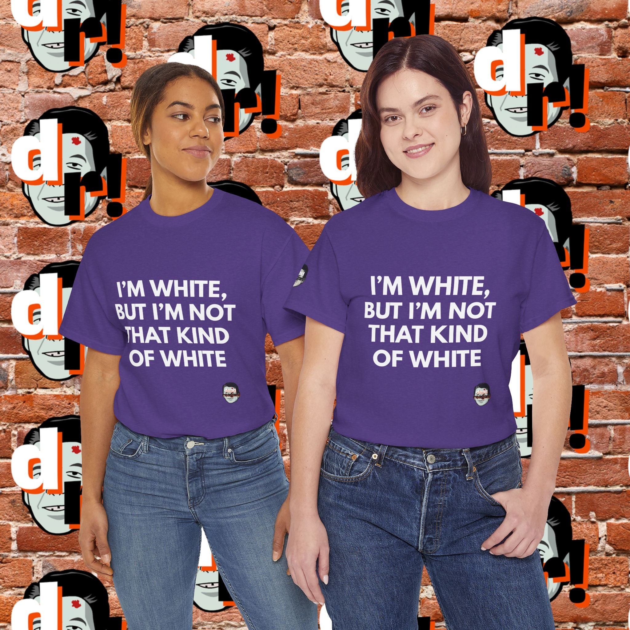 I’m White but… (White Letter) Unisex Heavy Cotton Tee