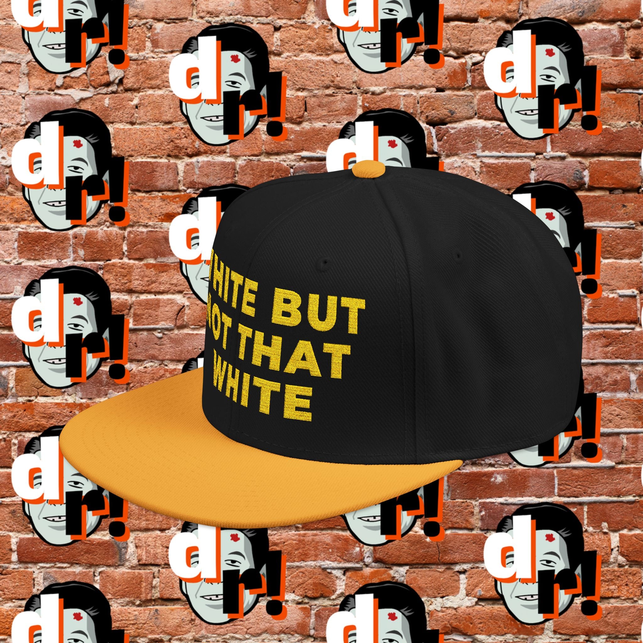 White But Not That White (Yellow Letter) Snapback