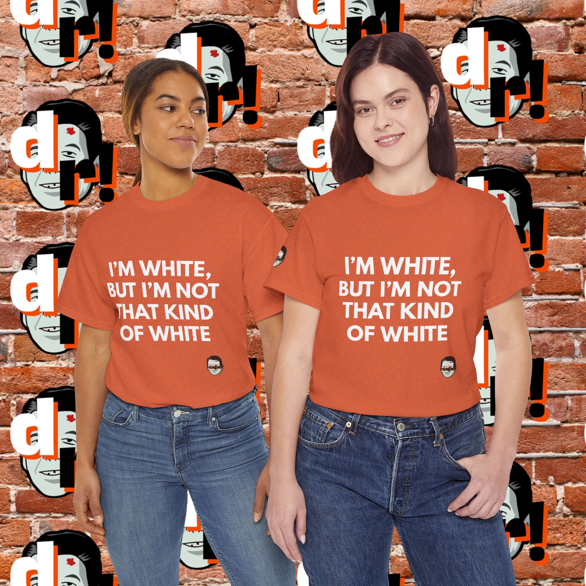 I’m White but… (White Letter) Unisex Heavy Cotton Tee