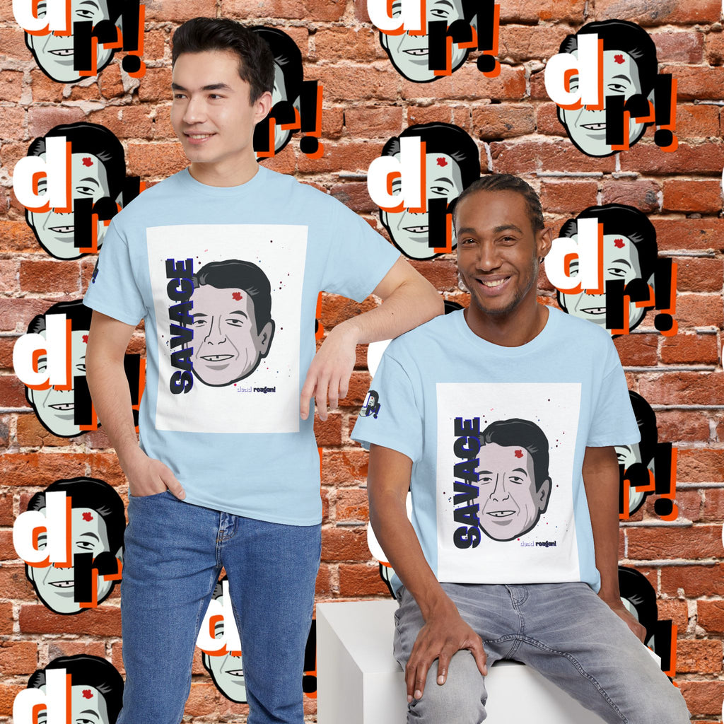 Savage Dead Reagan Graphic Tee Blue