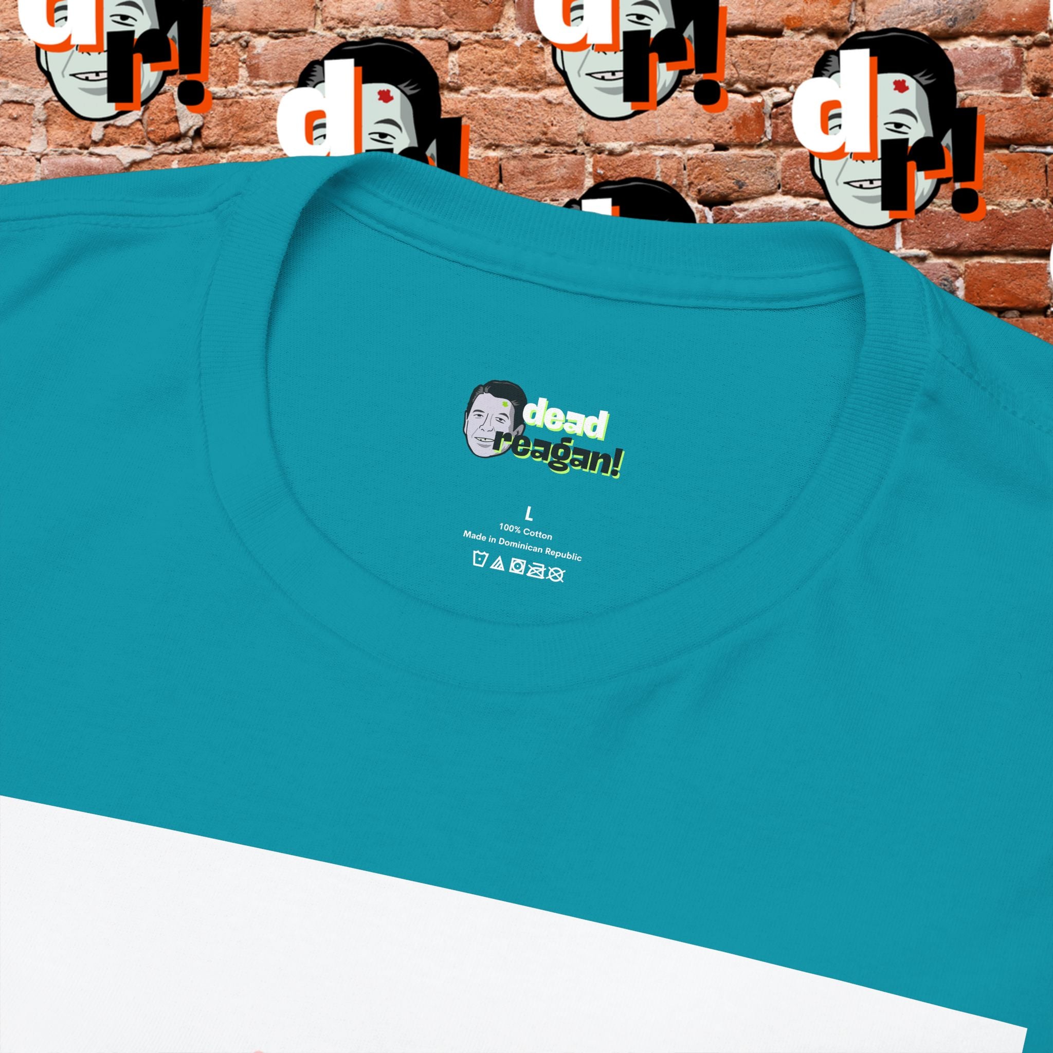 Savage Dead Reagan Graphic Tee Lime