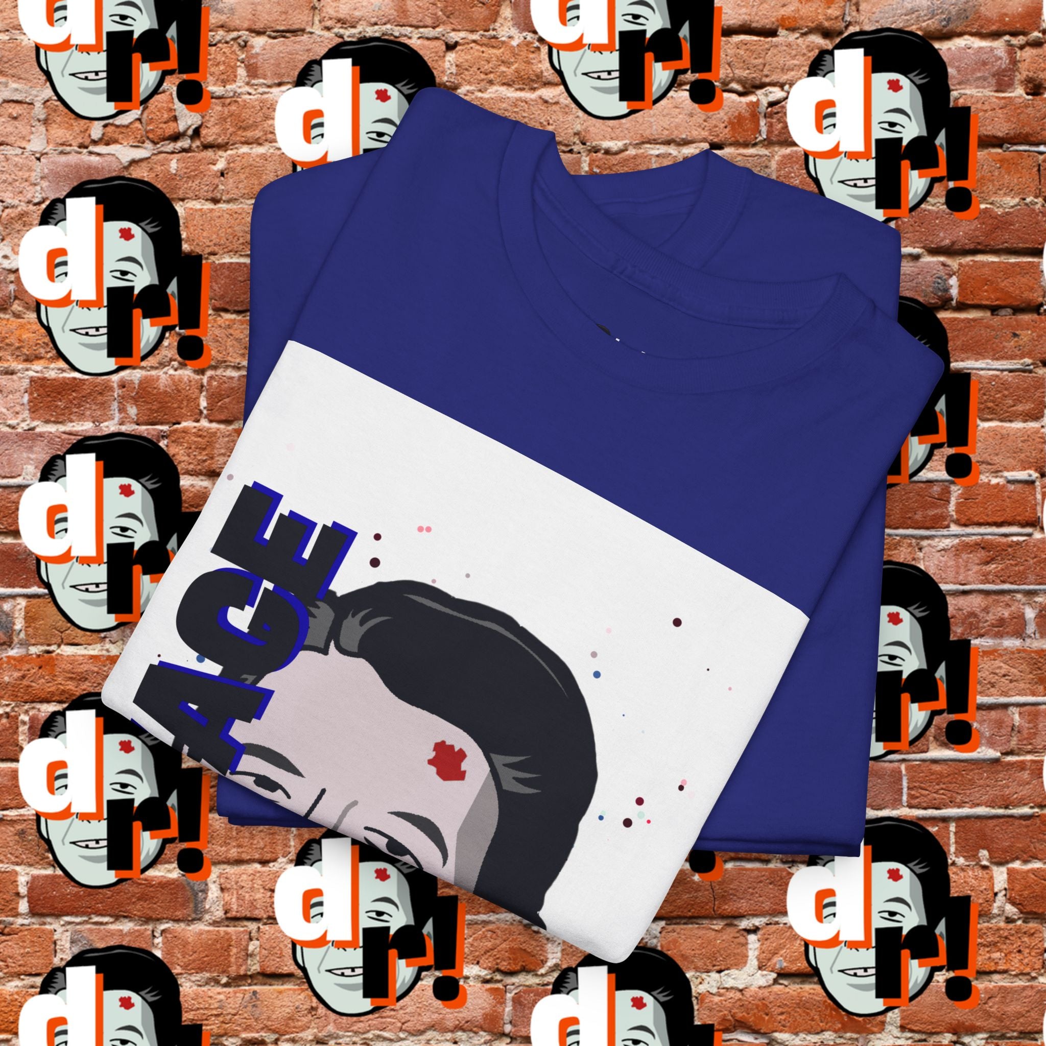 Savage Dead Reagan Graphic Tee Blue
