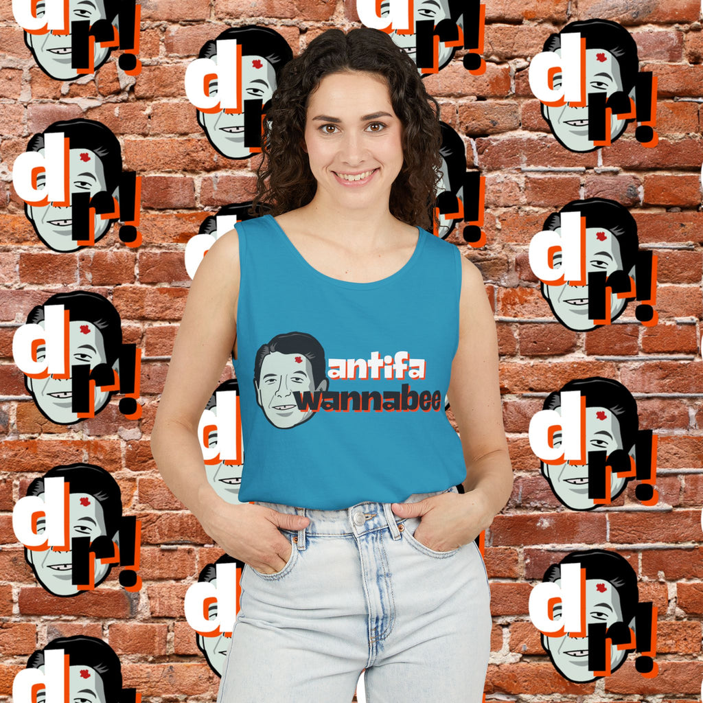 Antifa Wannabee Graphic Tank Top