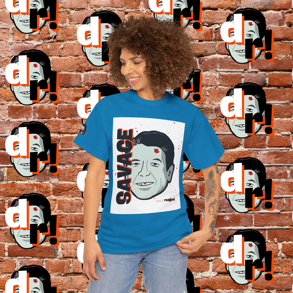 Savage Dead Reagan Graphic Tee White
