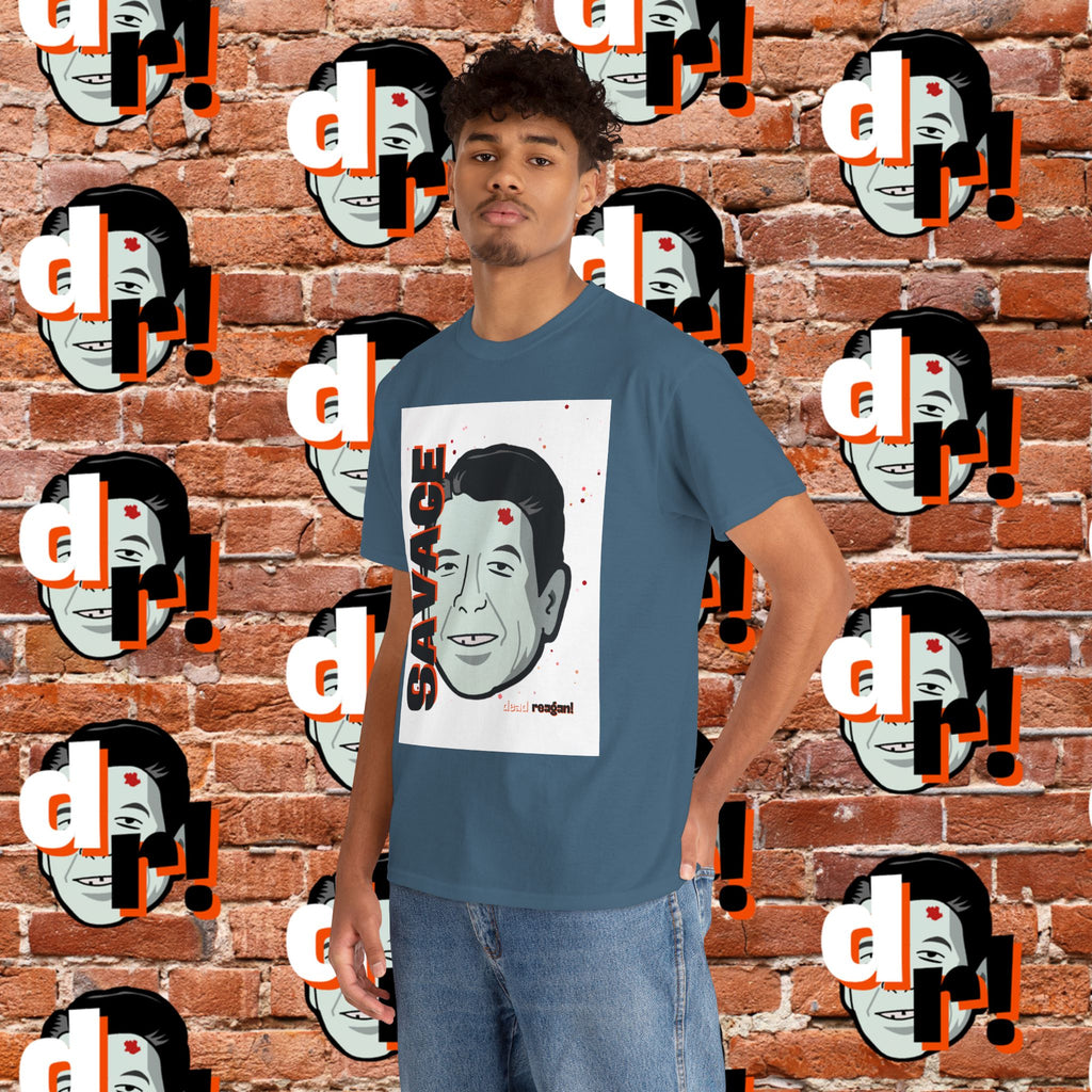 Savage Dead Reagan Graphic Tee White