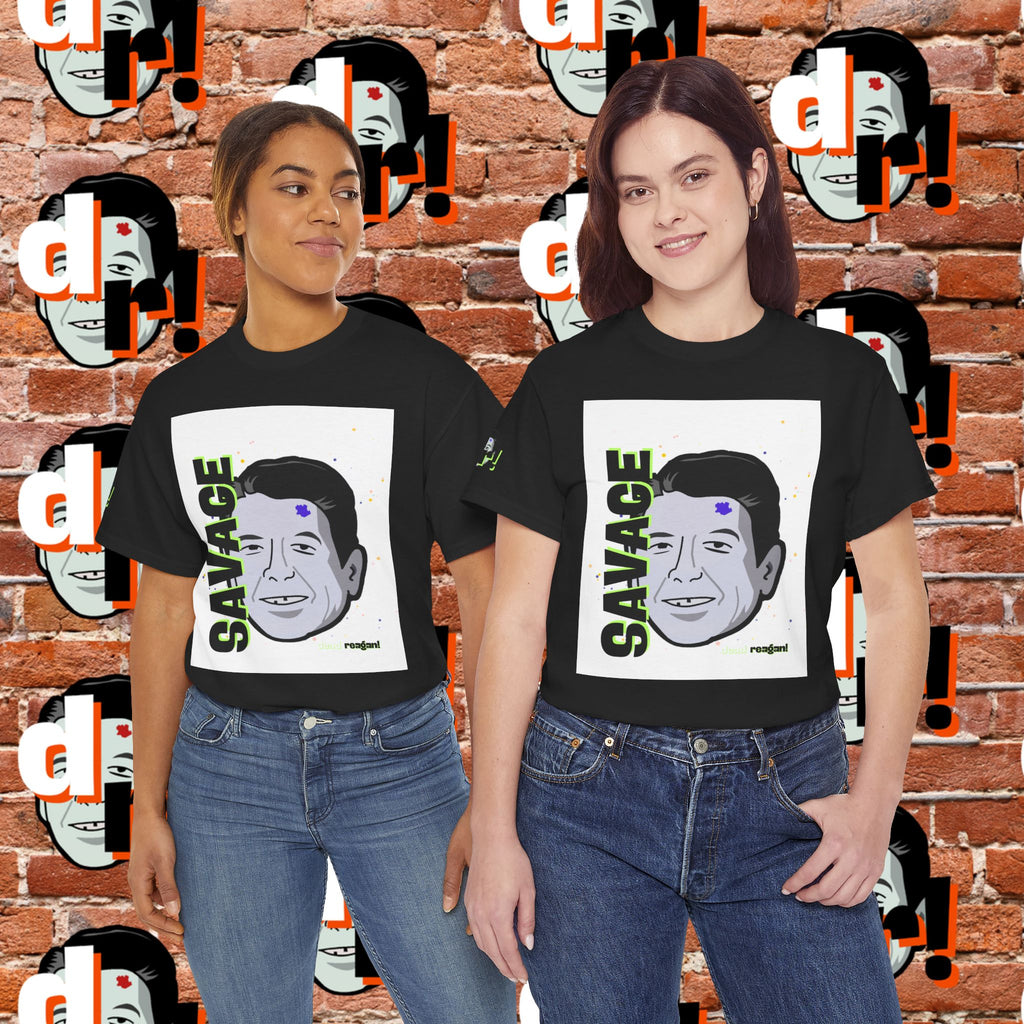 Savage Dead Reagan Graphic Tee Lime