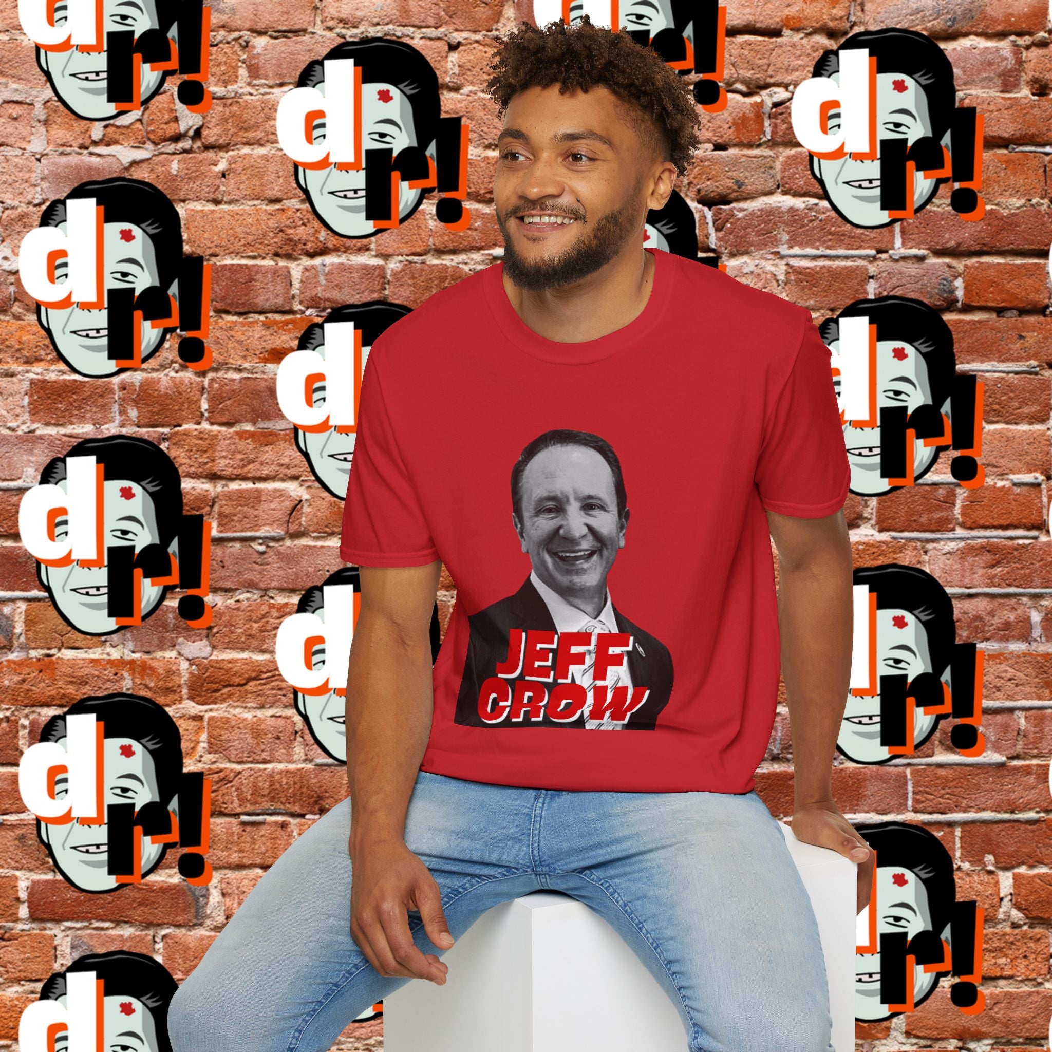 JEFF CROW (Red) Graphic Tee