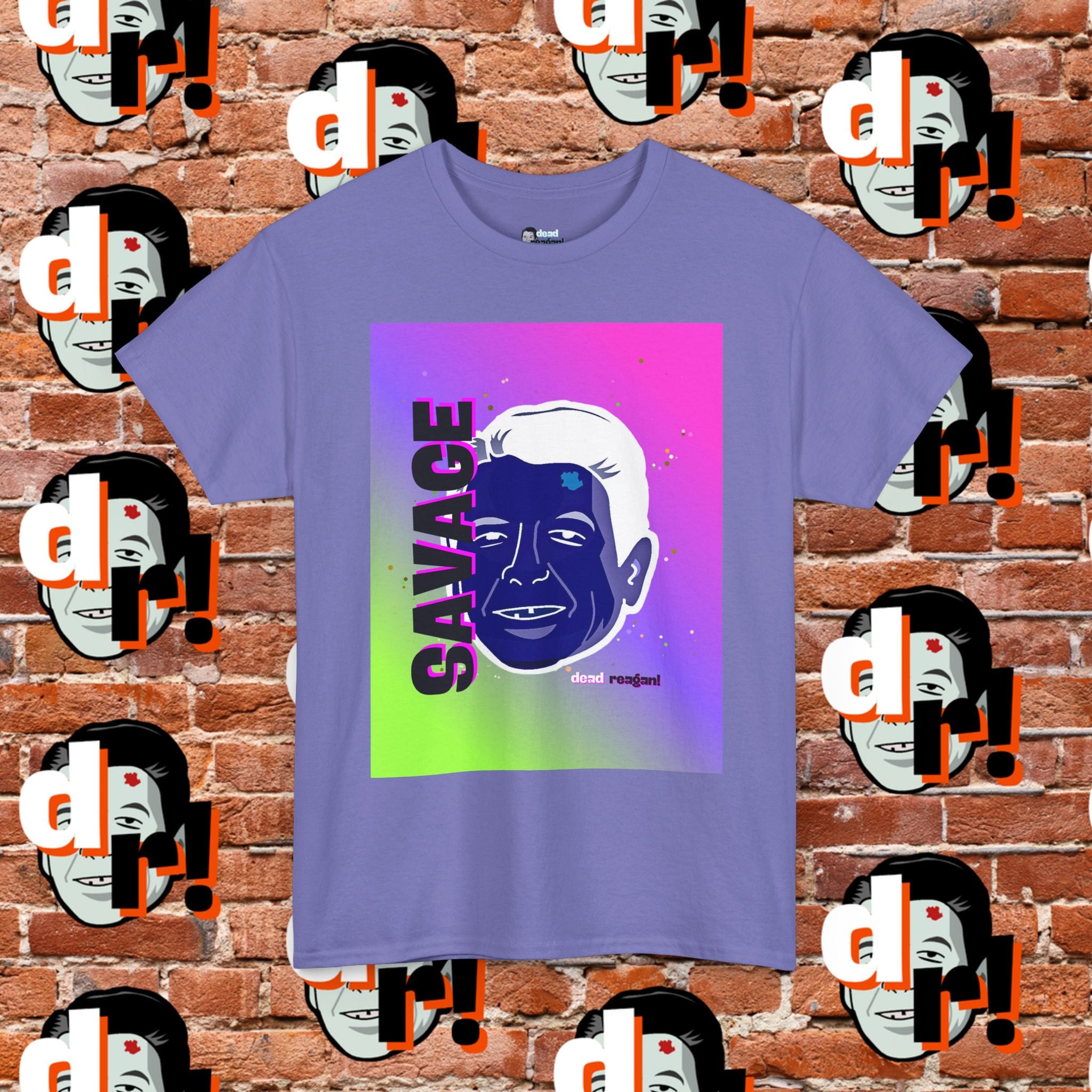 Savage Dead Reagan Graphic Tee Inverted