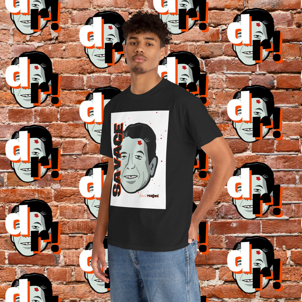 Savage Dead Reagan Graphic Tee White