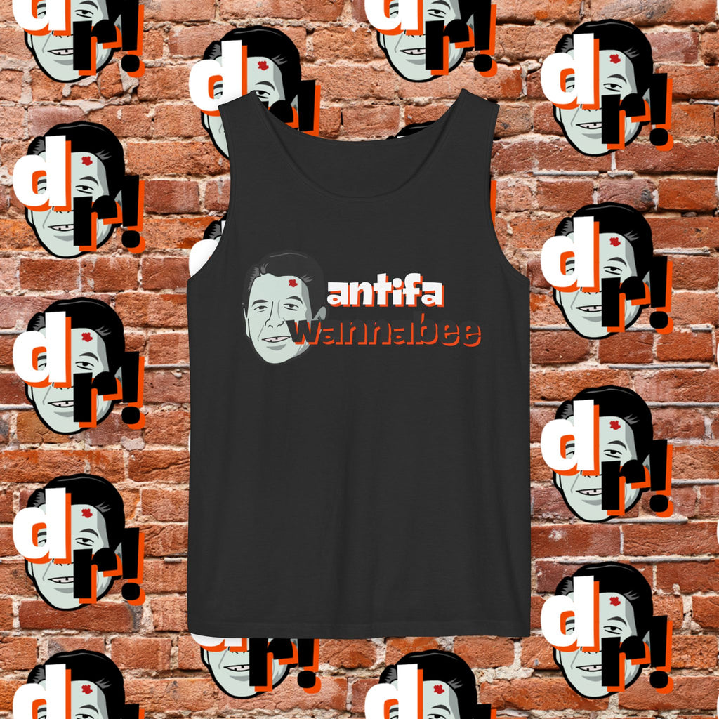 Antifa Wannabee Graphic Tank Top
