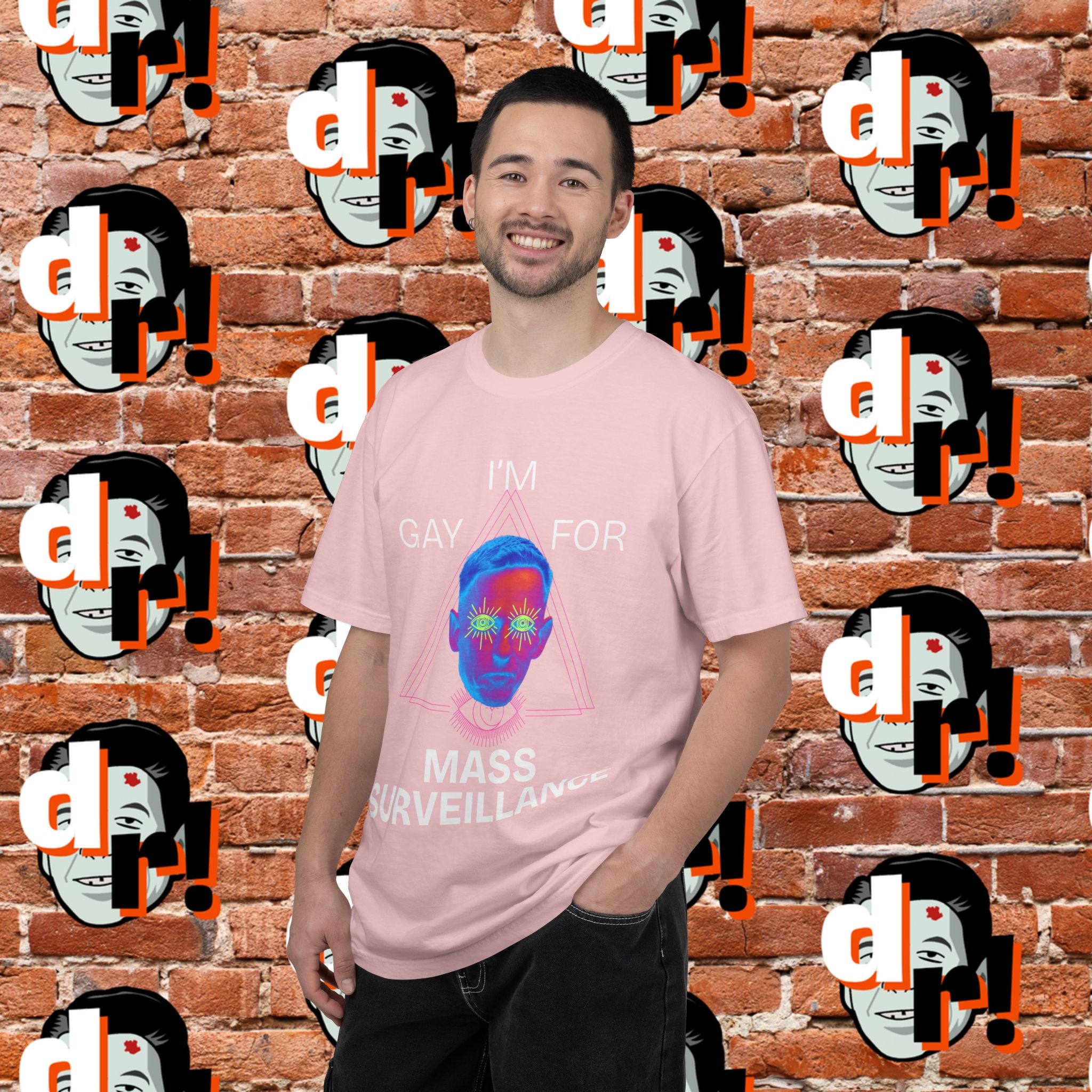 Gay for Mass Surveillance (PANK) Cotton T- Shirt