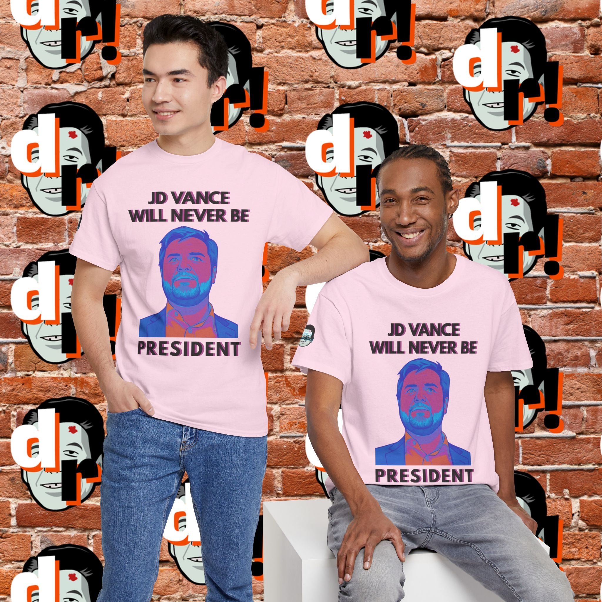 JD Black Unisex Heavy Cotton Tee