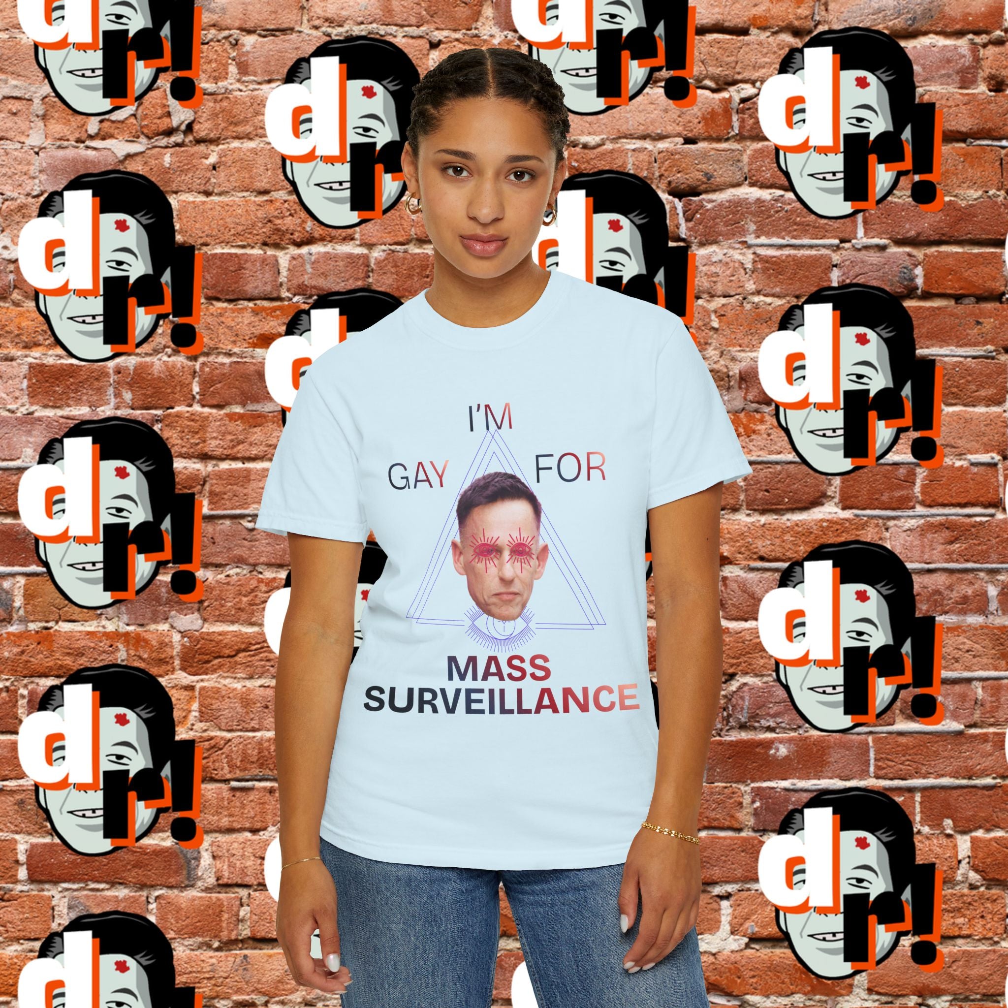 Gay for Mass Surveillance Cotton T- Shirt