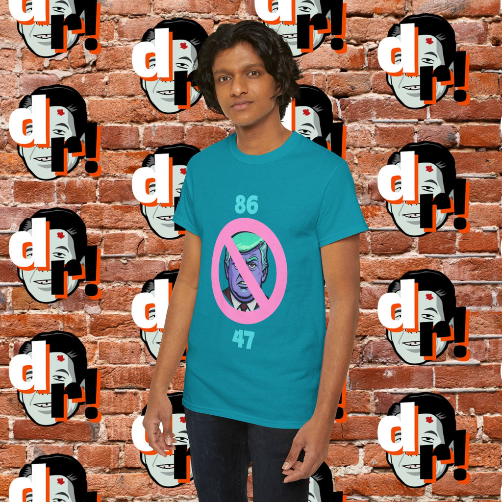 86/47 Teal & Pink Variant Unisex Heavy Cotton Tee