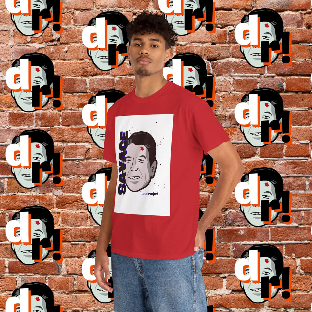 Savage Dead Reagan Graphic Tee Blue