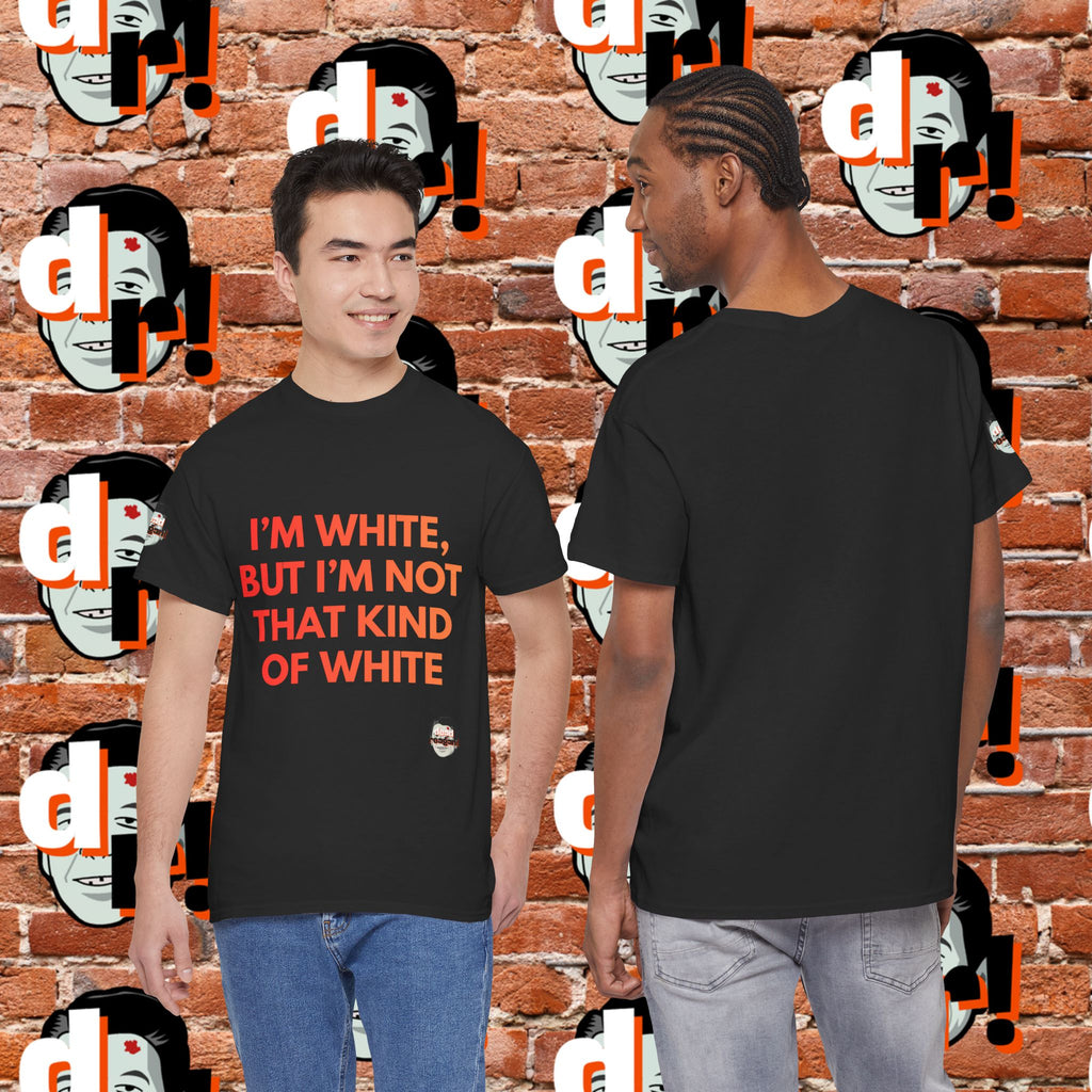 I’m White But… (Orange Gradient Letter) Unisex Heavy Cotton Tee