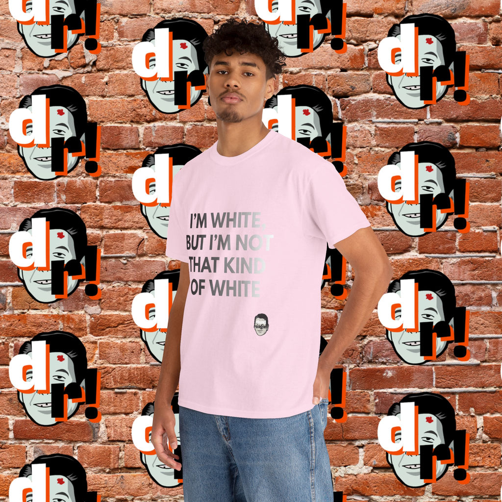 I’m White Buy… (B/W Gradient Letter) Unisex Heavy Cotton Tee
