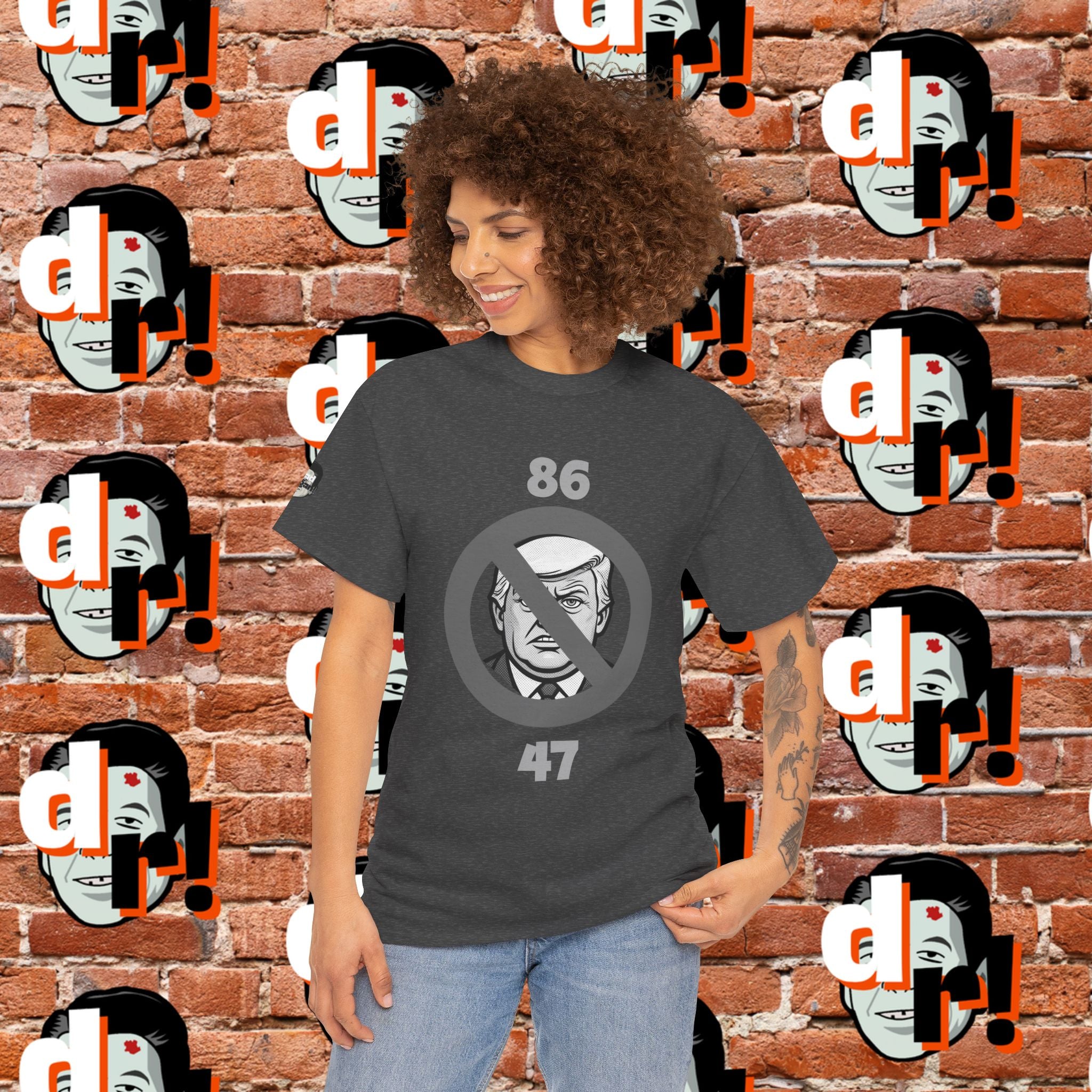 86/47 Monochrome Variant Unisex Heavy Cotton Tee