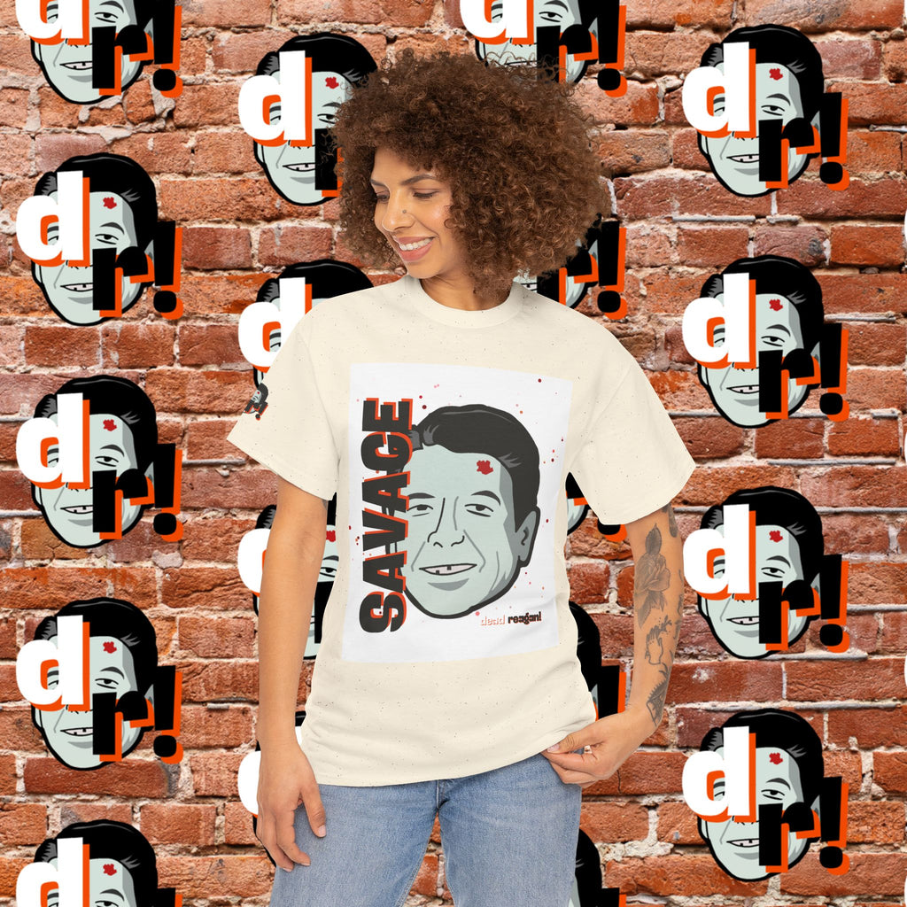 Savage Dead Reagan Graphic Tee White
