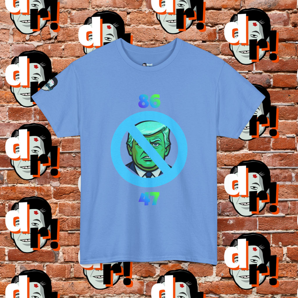 86/47 Lime & Blue Unisex Heavy Cotton Tee