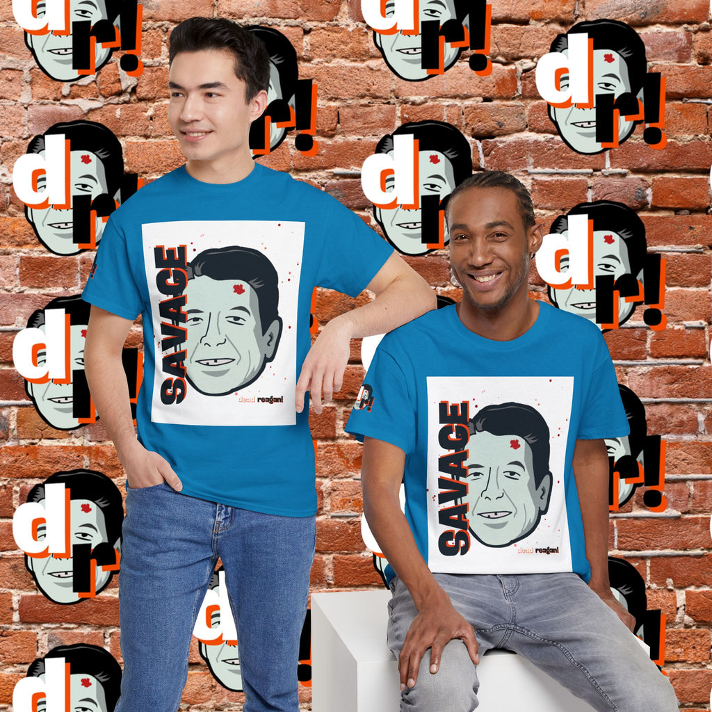 Savage Dead Reagan Graphic Tee White