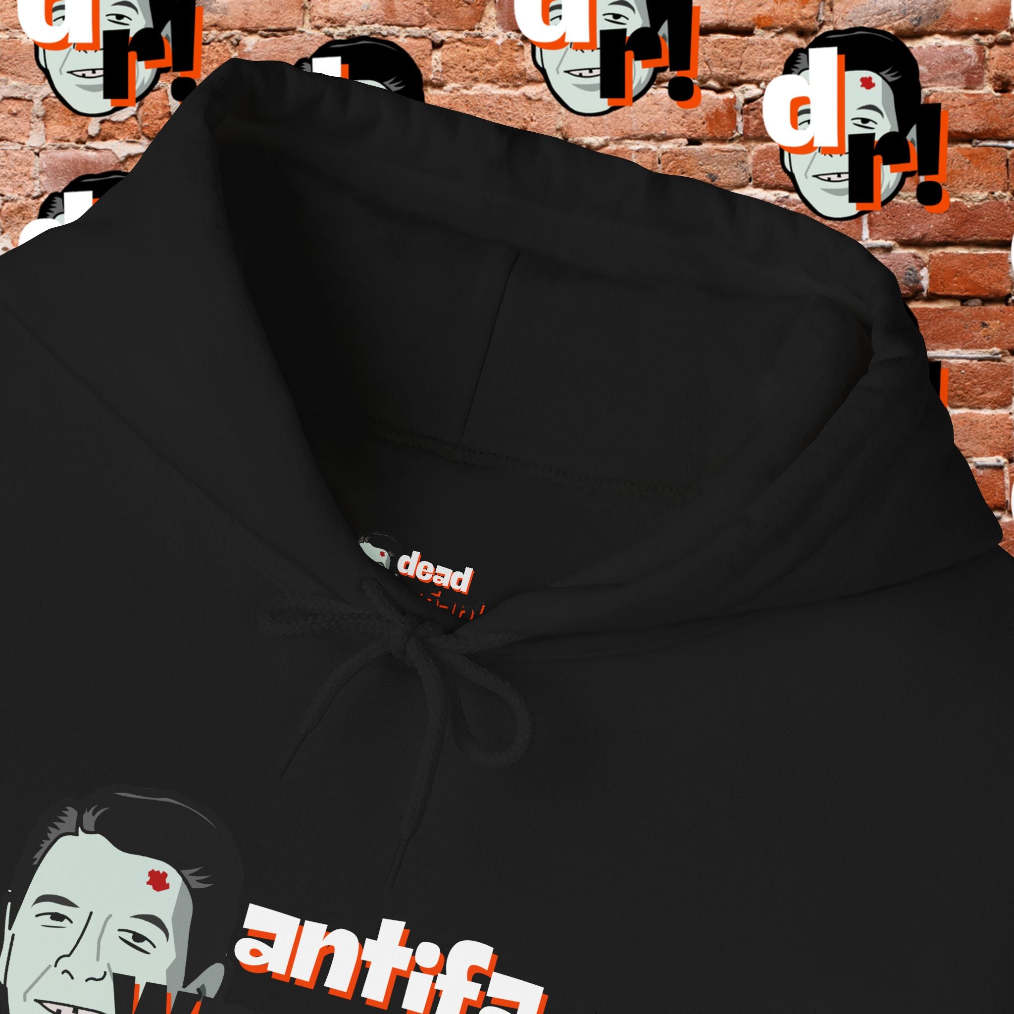 Antifa Wannabee Hoodie Graphic Pullover