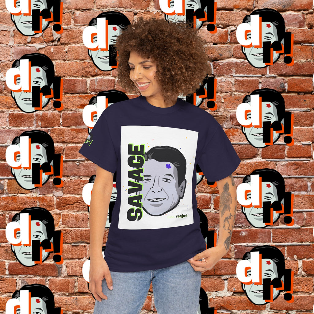 Savage Dead Reagan Graphic Tee Lime
