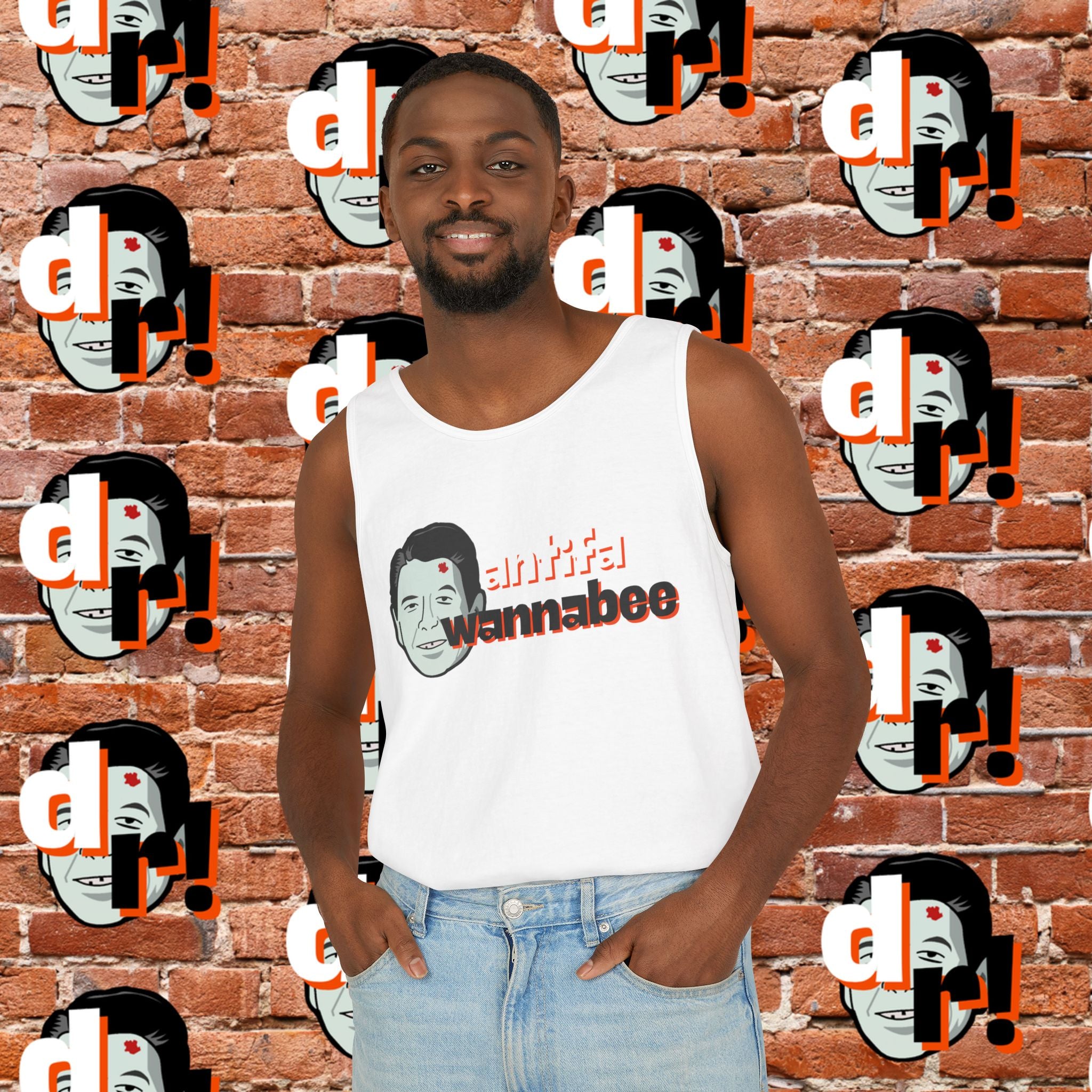 Antifa Wannabee Graphic Tank Top