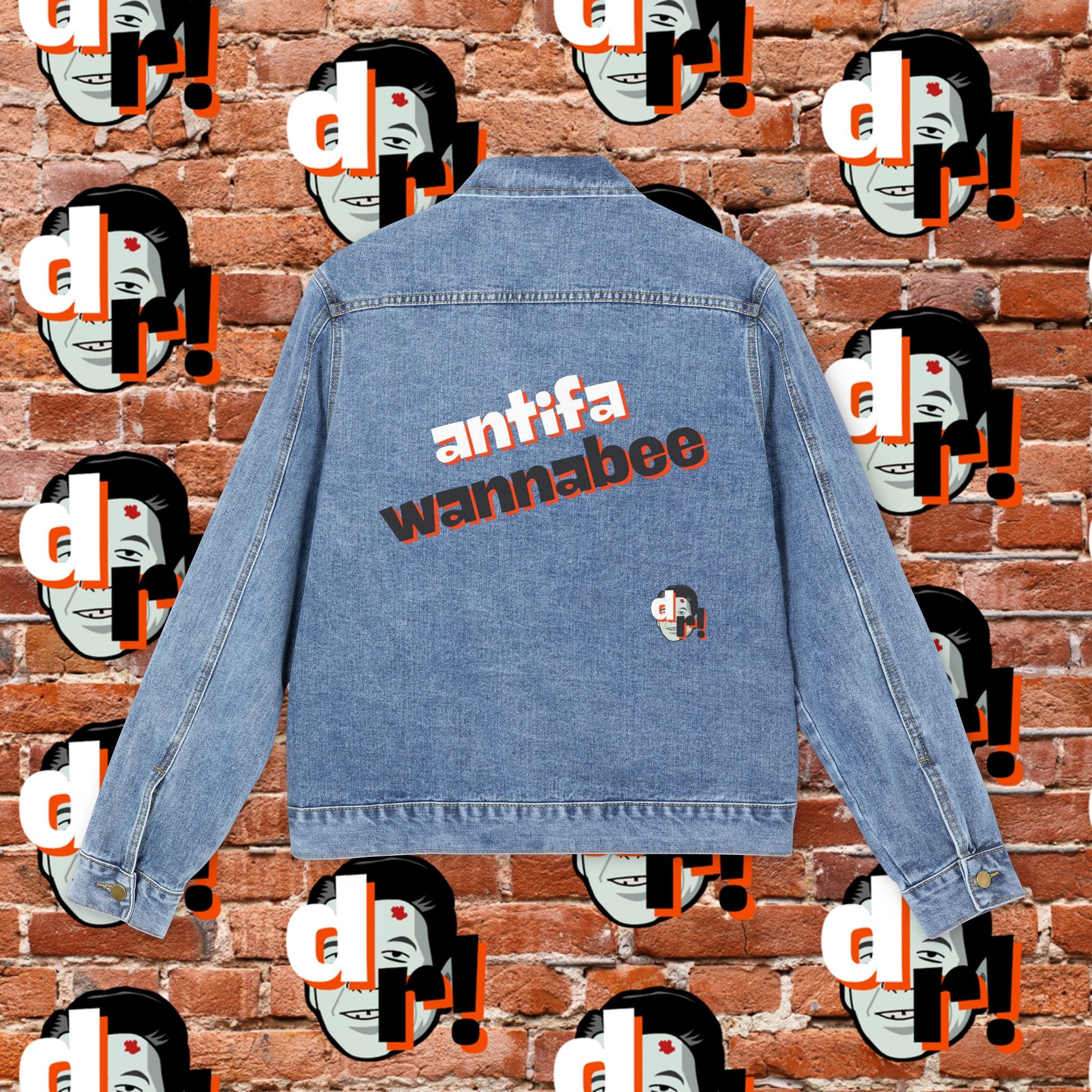 Antifa Wannabe Men's Denim Jacket