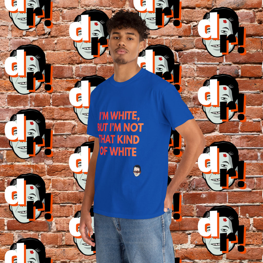 I’m White But… (Orange Gradient Letter) Unisex Heavy Cotton Tee