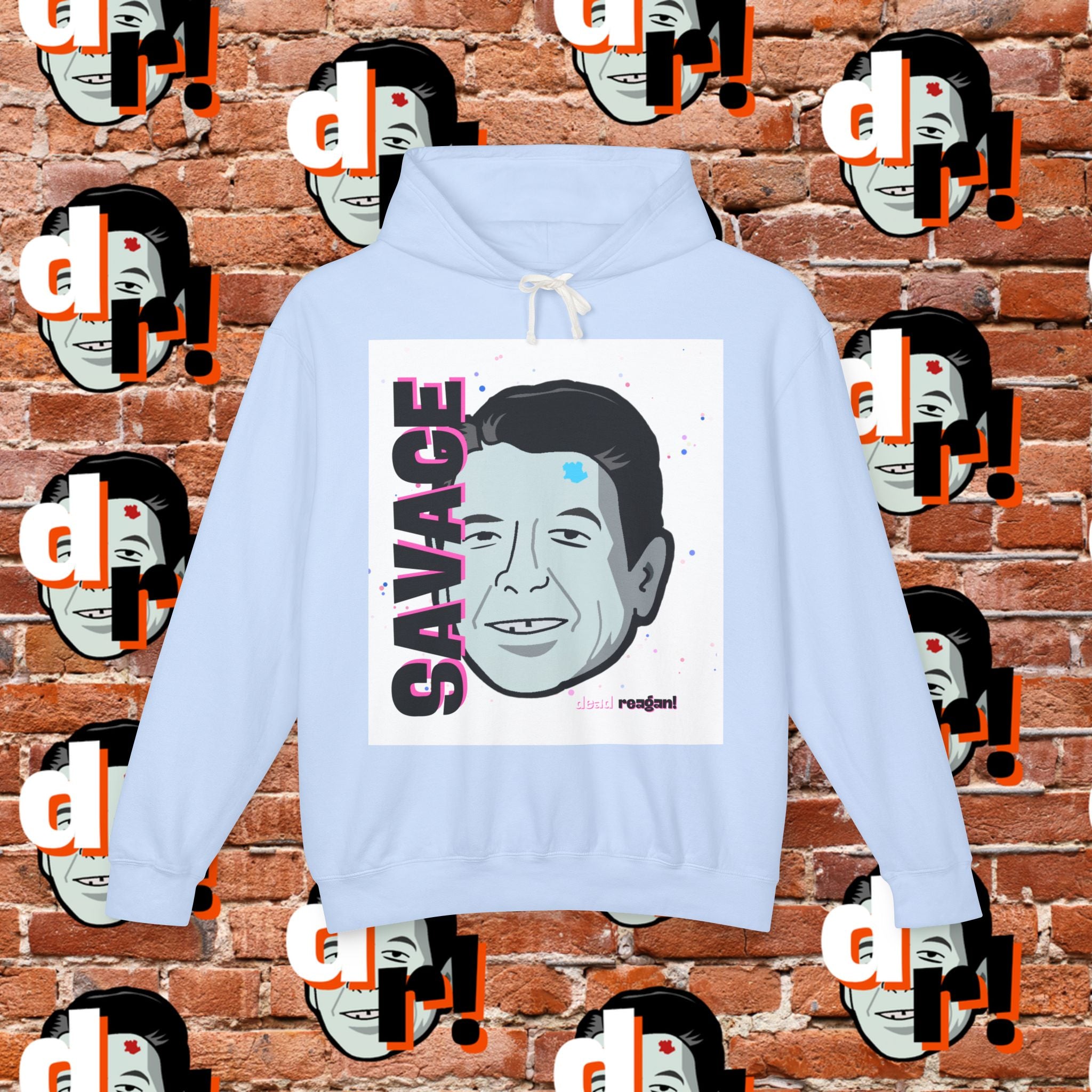 Savage (Pink & Teal) Graphic Hoodie