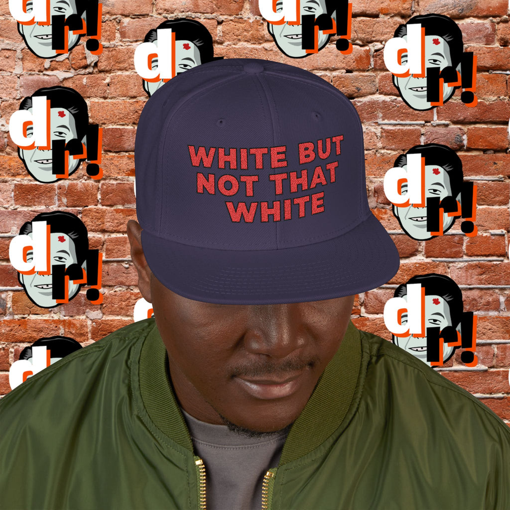 White But Not That White (Red Letter b/o) Snapback