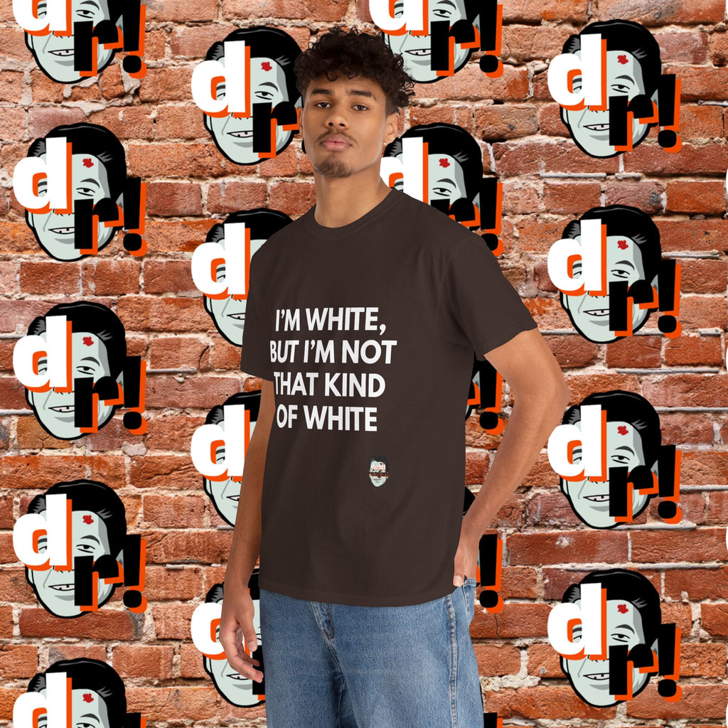 I’m White but… (White Letter) Unisex Heavy Cotton Tee