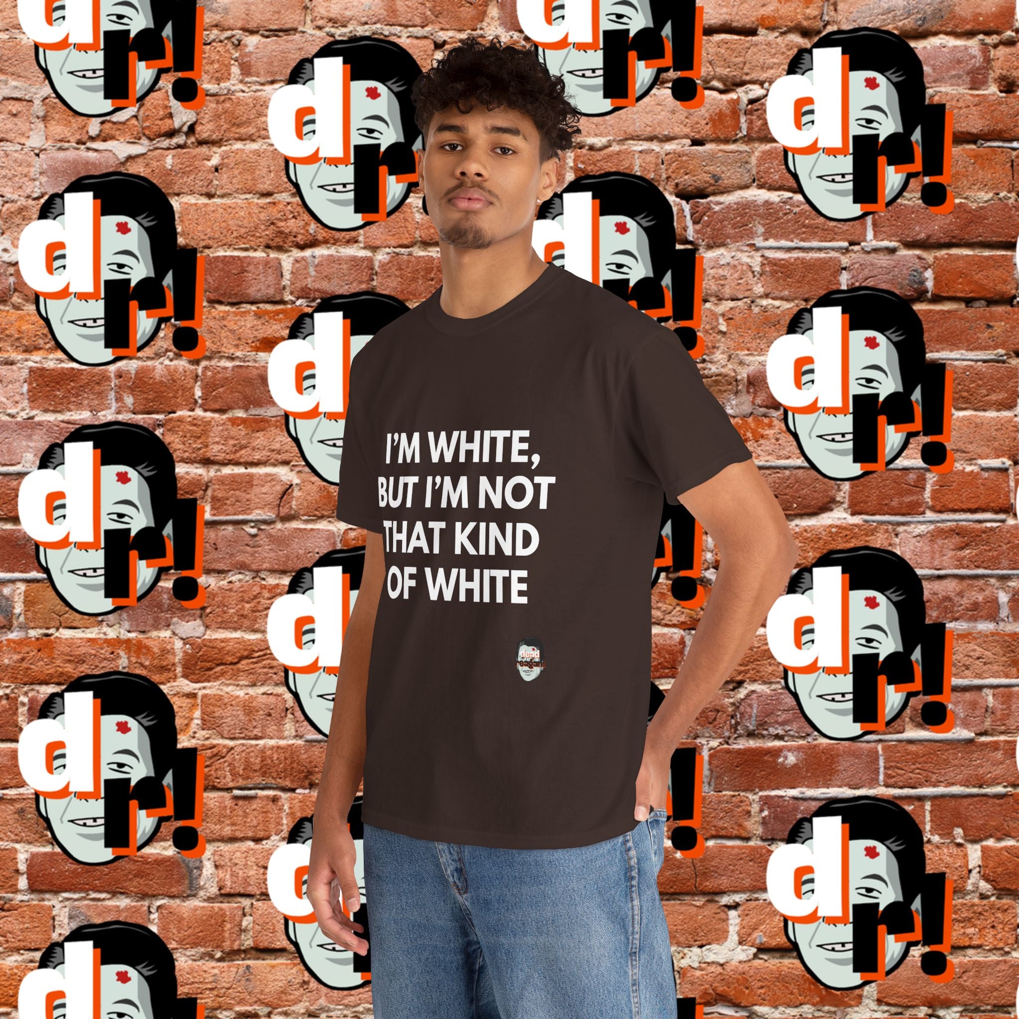 I’m White but… (White Letter) Unisex Heavy Cotton Tee