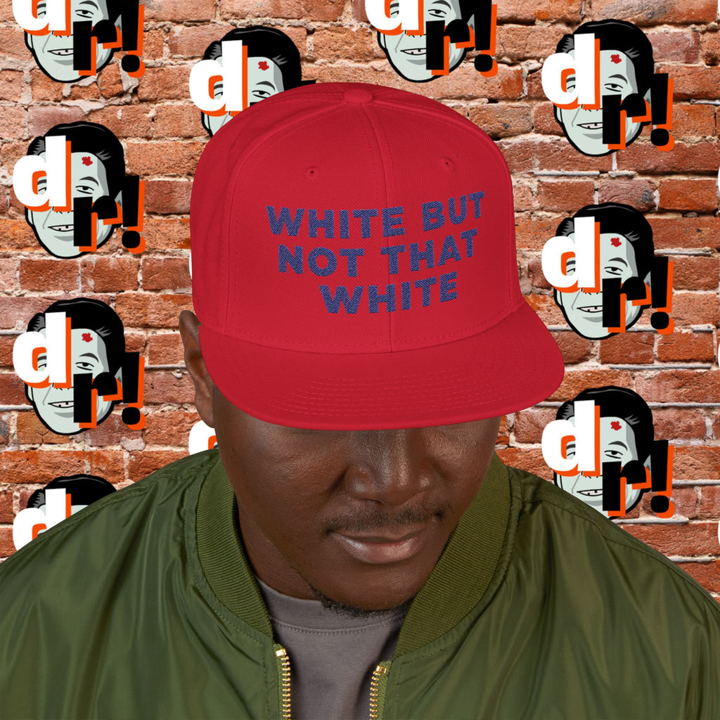 White But Not That White (Blue Letter) Snapback