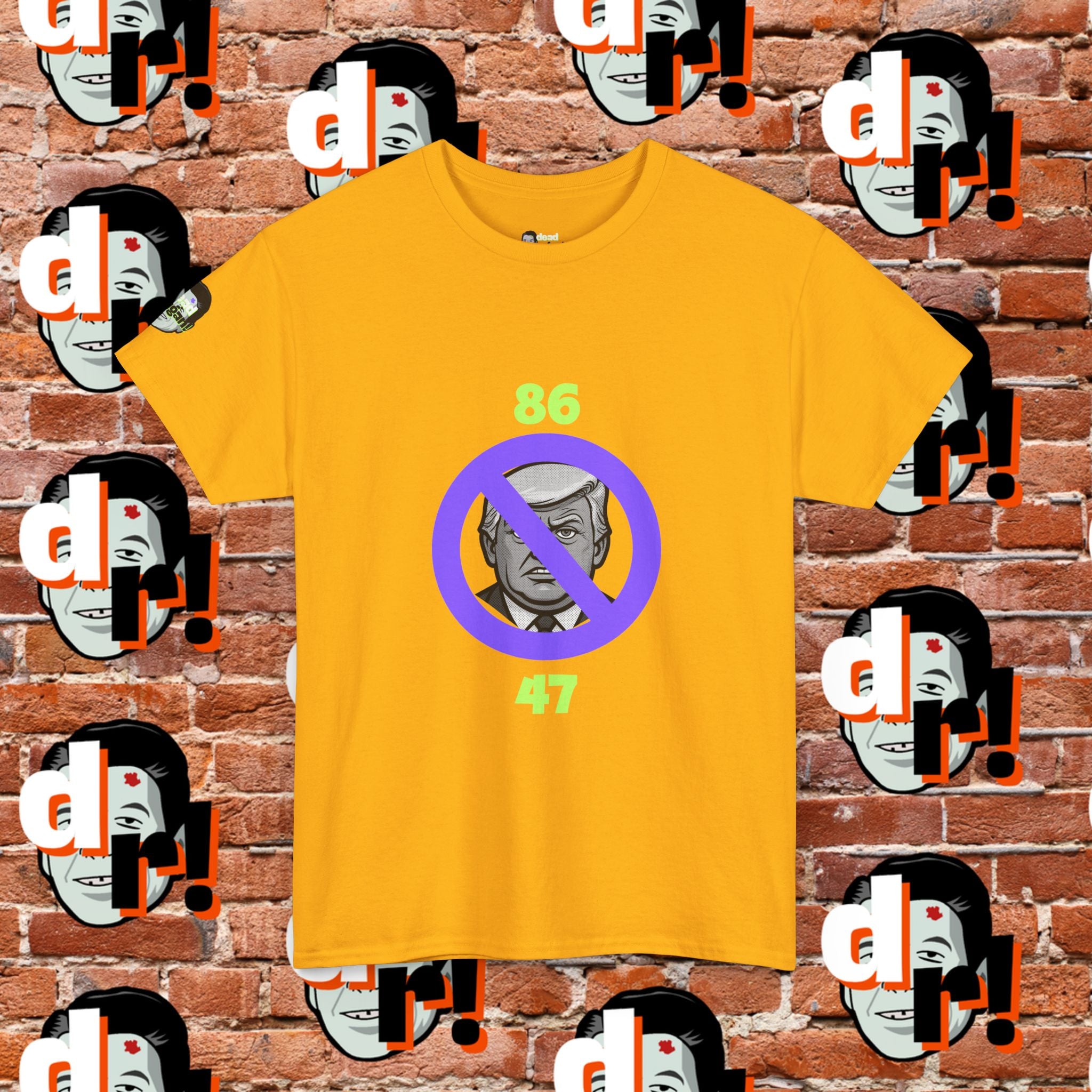 86/47 Lime & Purple  Variant Unisex Heavy Cotton Tee