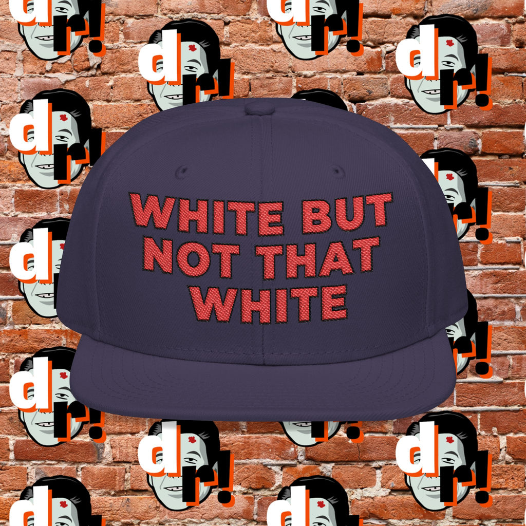White But Not That White (Red Letter b/o) Snapback