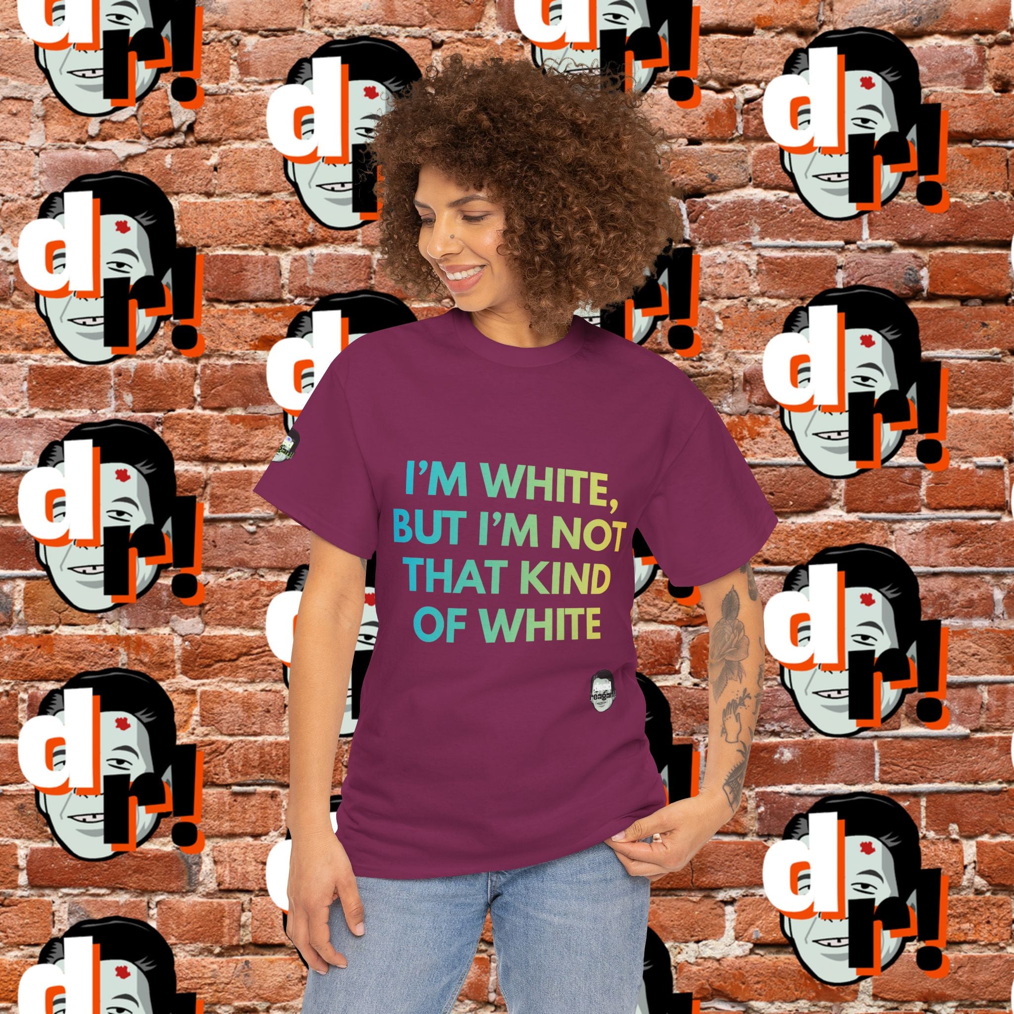 White But … Unisex Heavy Cotton Tee