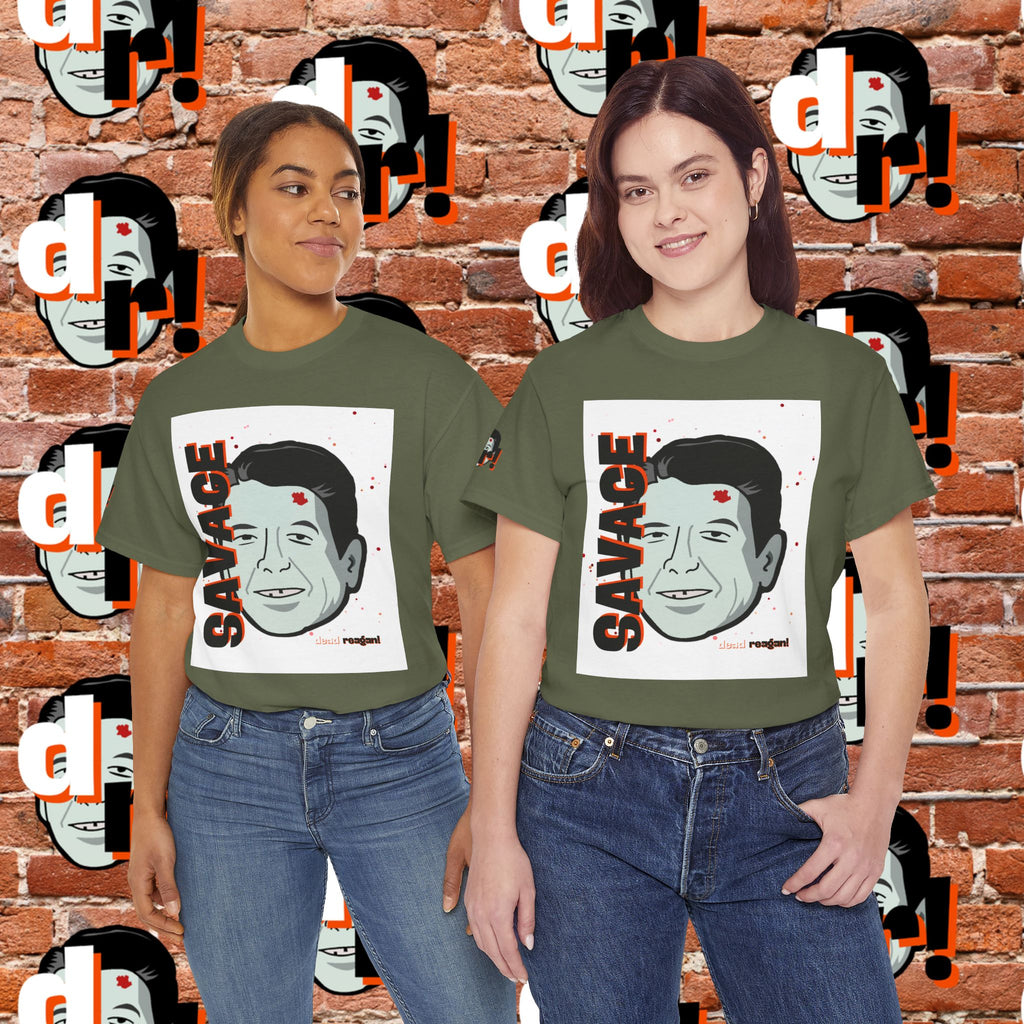Savage Dead Reagan Graphic Tee White