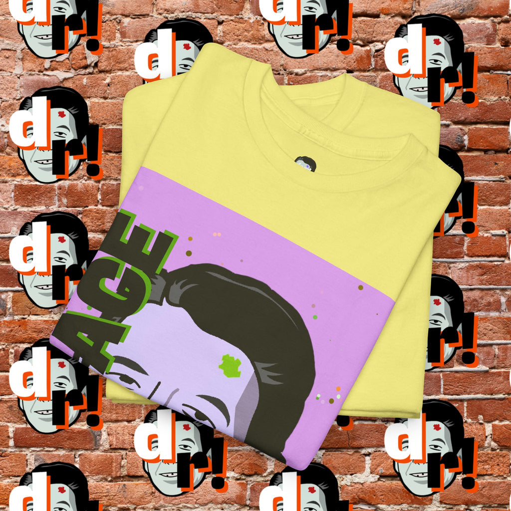 Savage Dead Reagan Graphic Tee Lavender and Lime