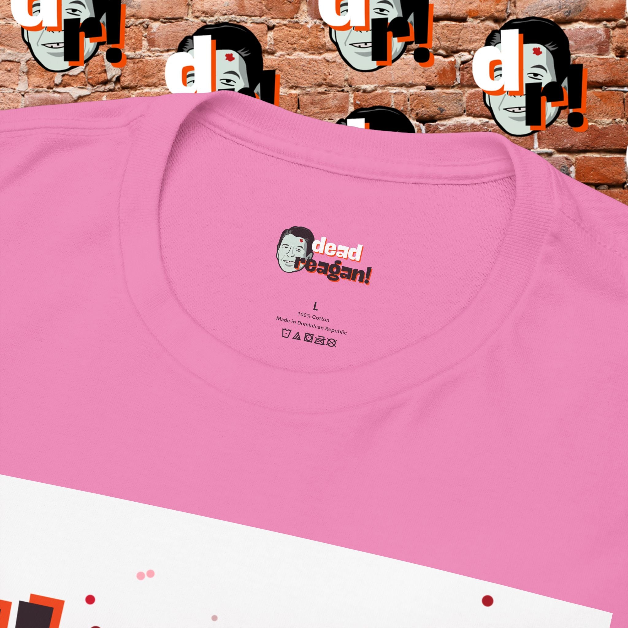 Savage Dead Reagan Graphic Tee White