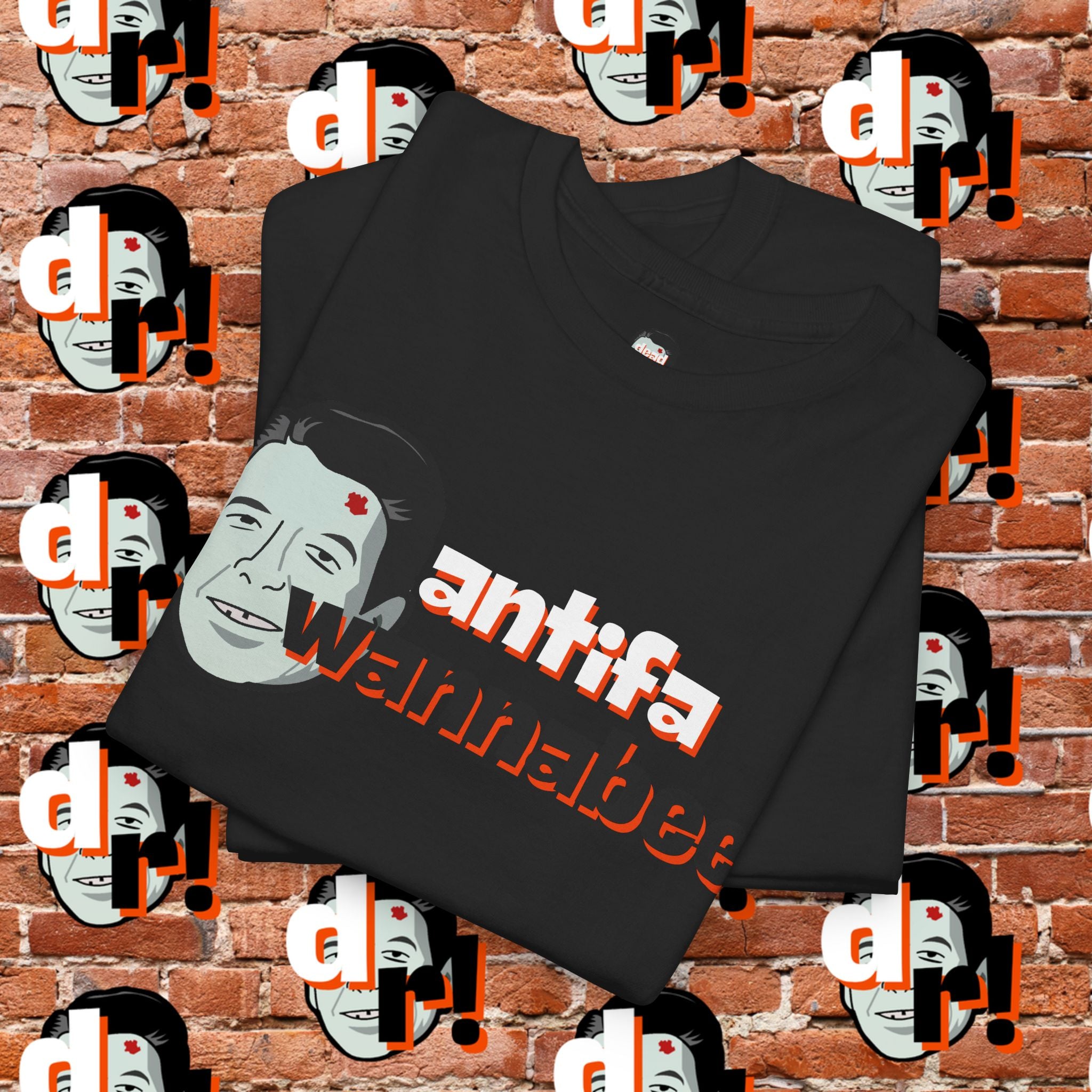 Antifa Wannabee (Orange) Unisex Heavy Cotton Tee