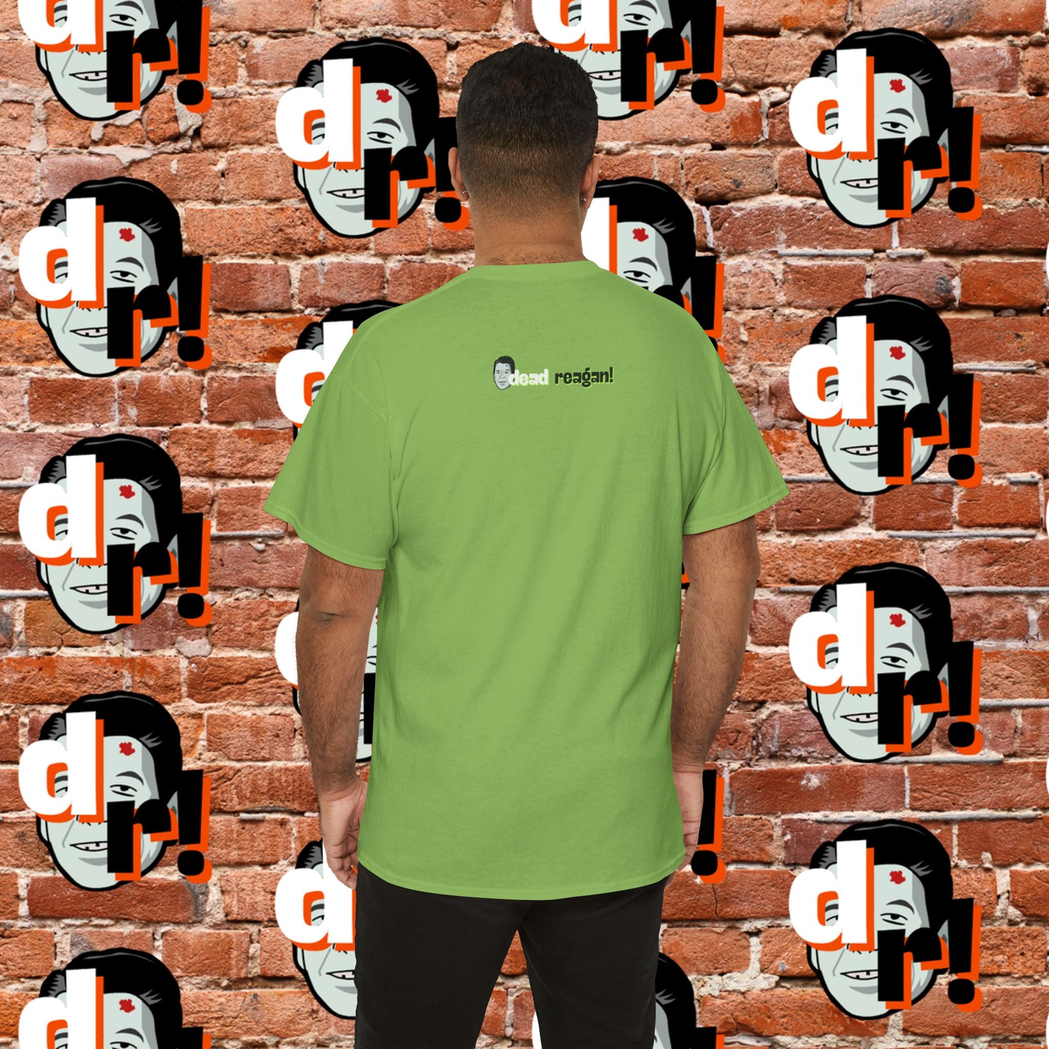 Antifa Wannabe (Lime) Unisex Heavy Cotton Tee