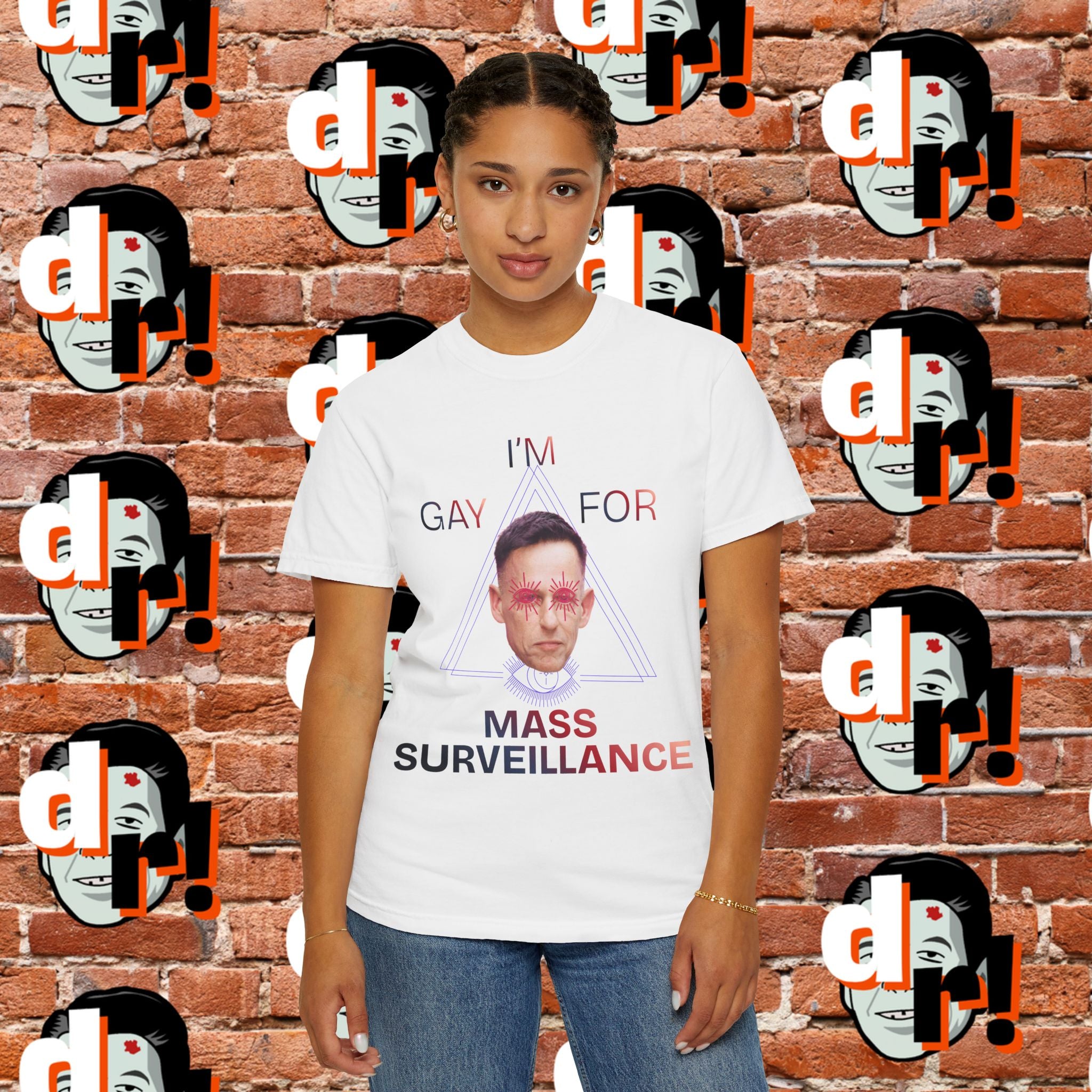 Gay for Mass Surveillance Cotton T- Shirt