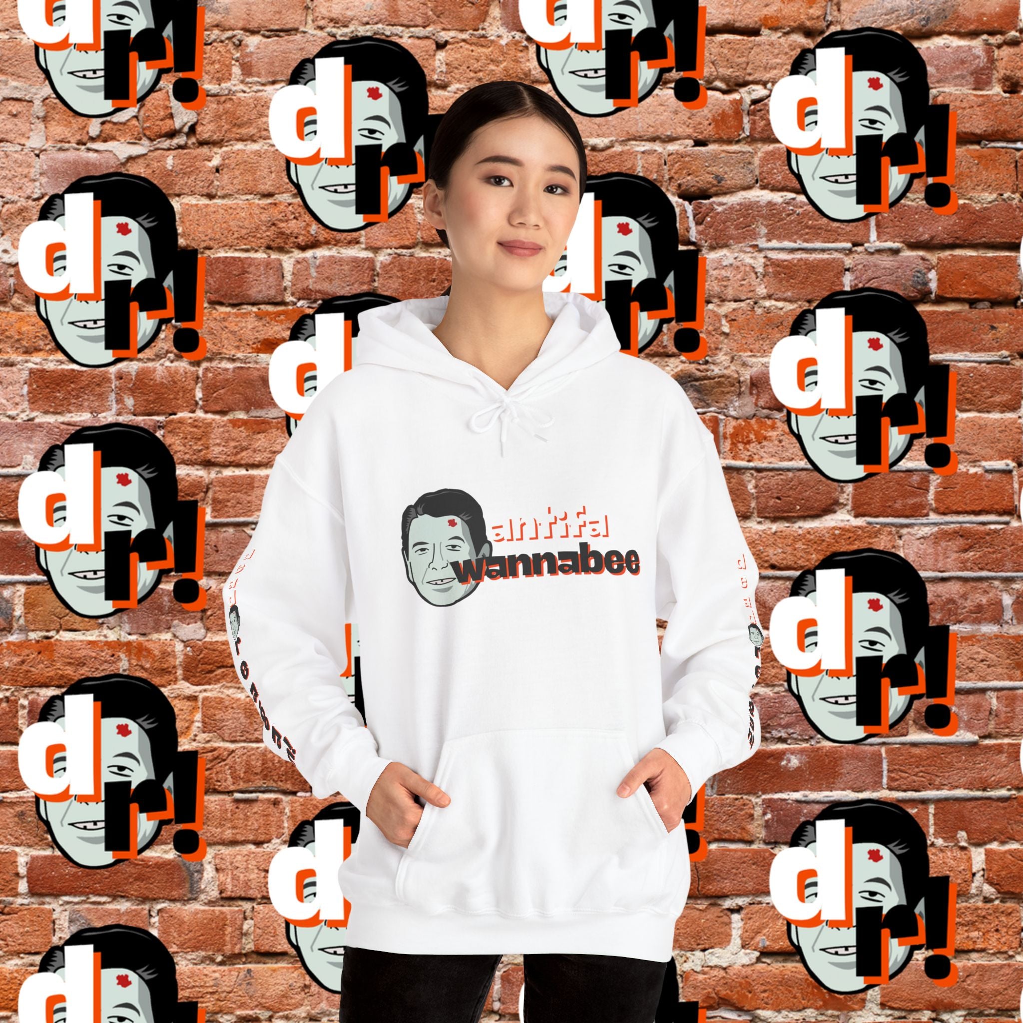 Antifa Wannabee Hoodie Graphic Pullover