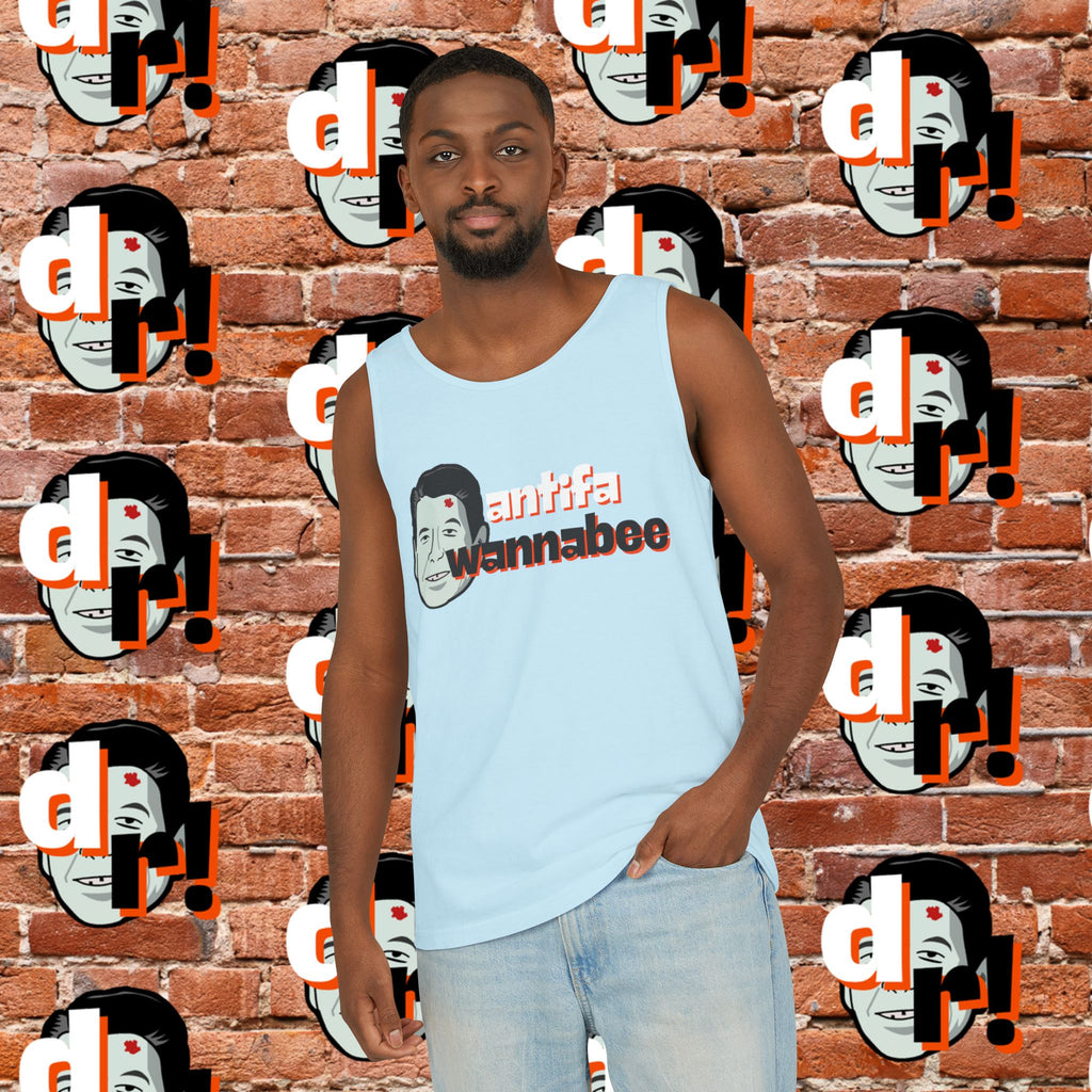 Antifa Wannabee Graphic Tank Top