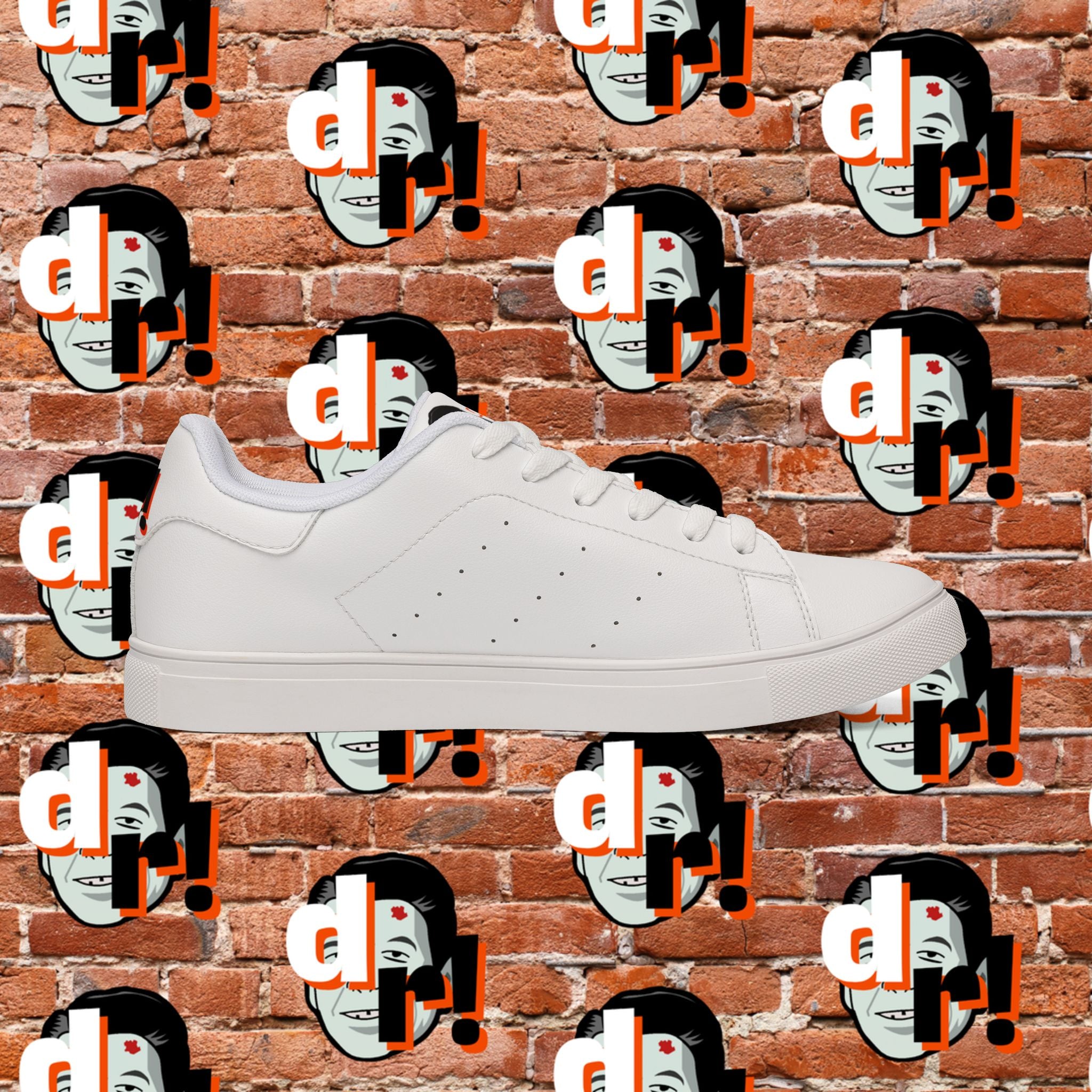 Dead Reagan Men's Low-Top Pleather Sneakers