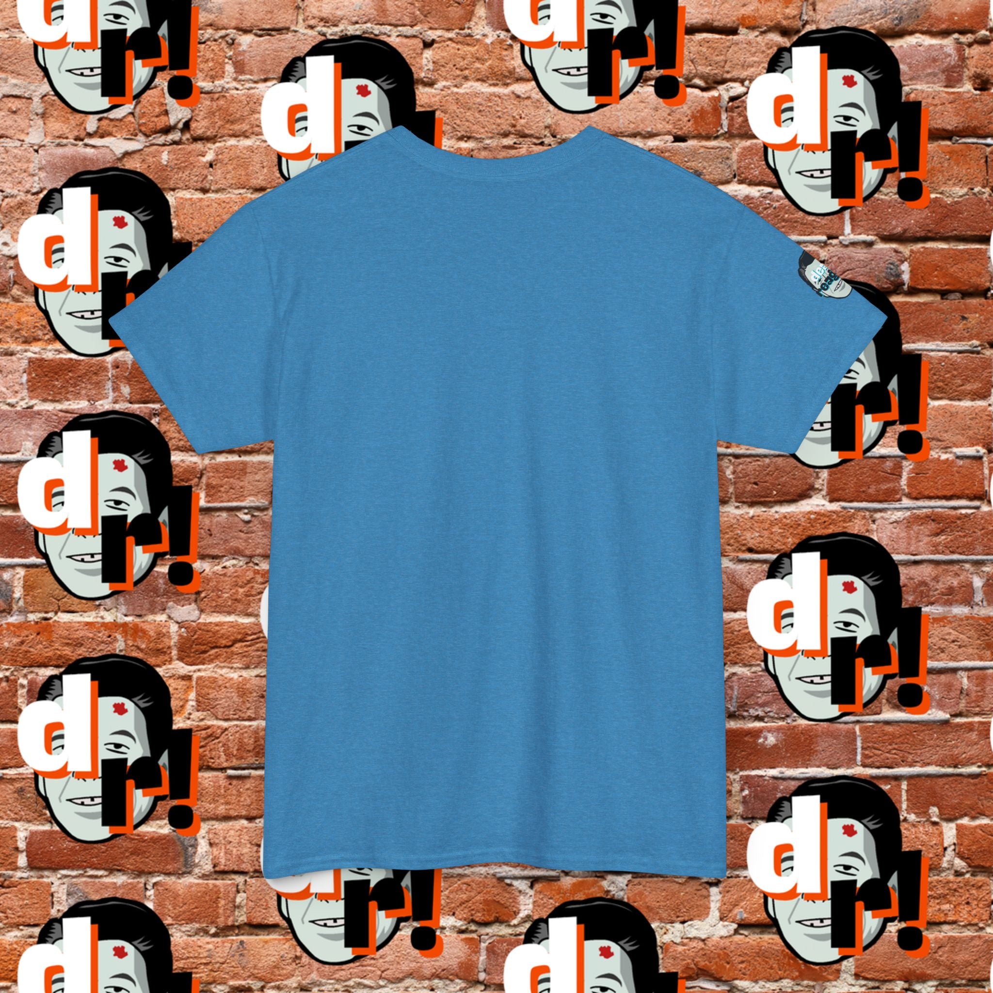 86/47 Lime & Blue Unisex Heavy Cotton Tee