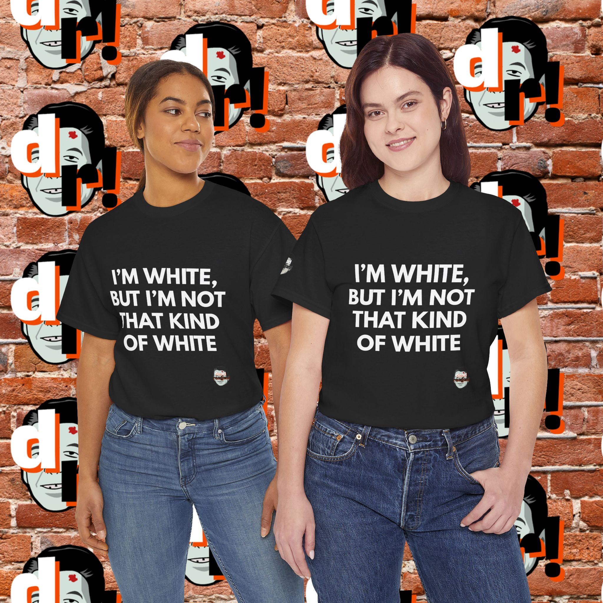 I’m White but… (White Letter) Unisex Heavy Cotton Tee