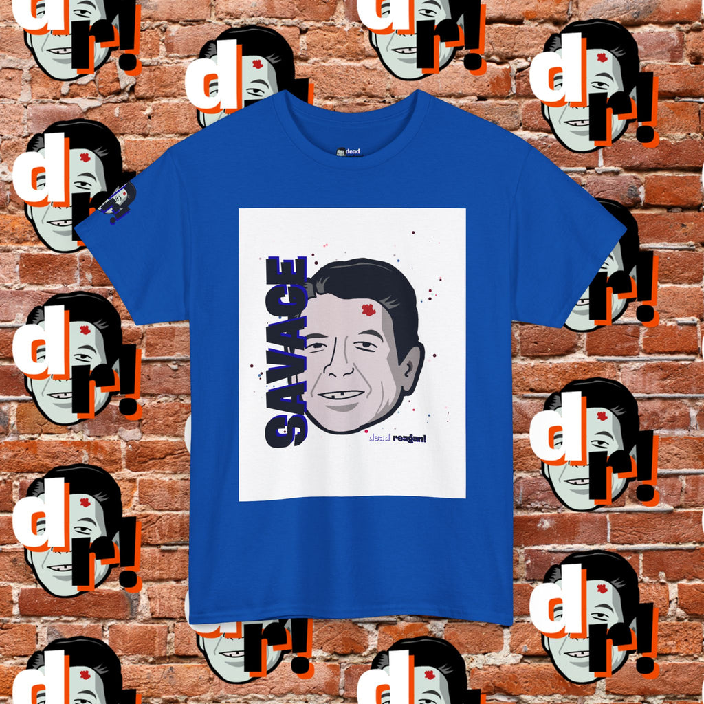 Savage Dead Reagan Graphic Tee Blue